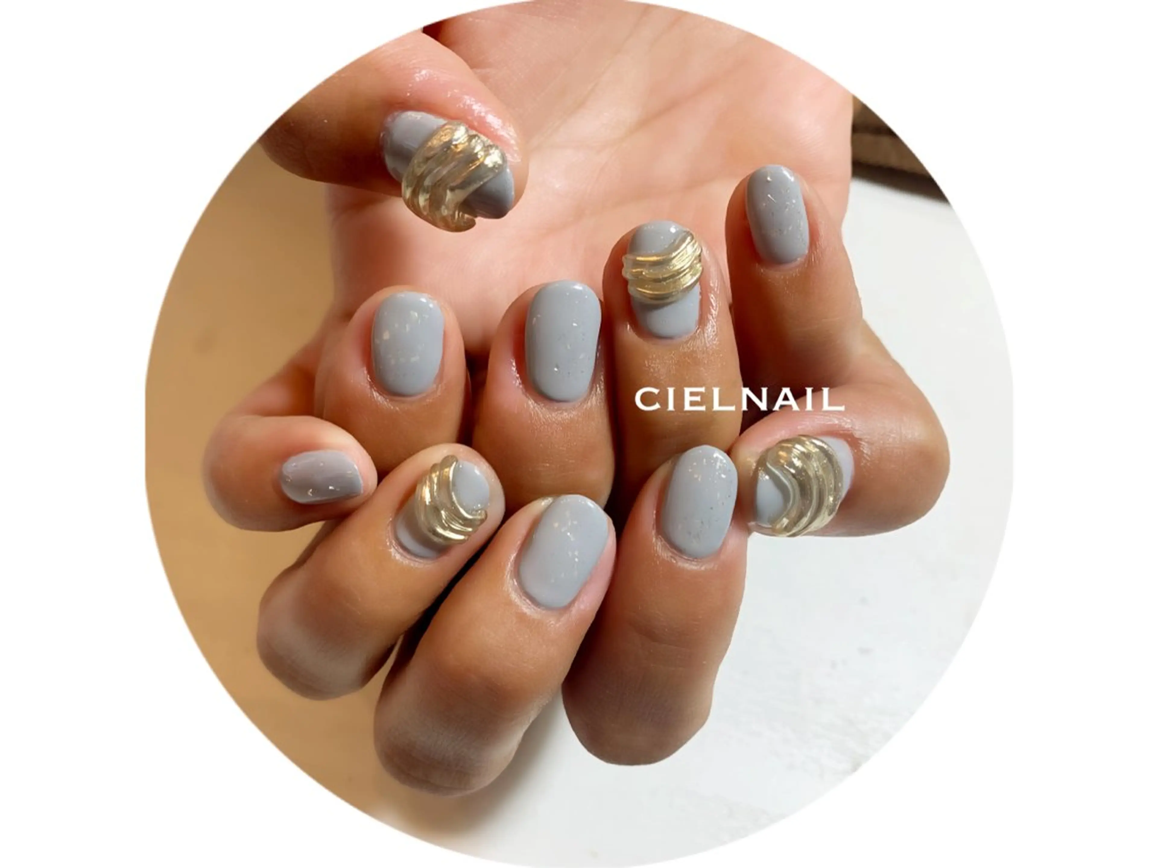 ミディアム cielnail 祇園のネイルデザイン