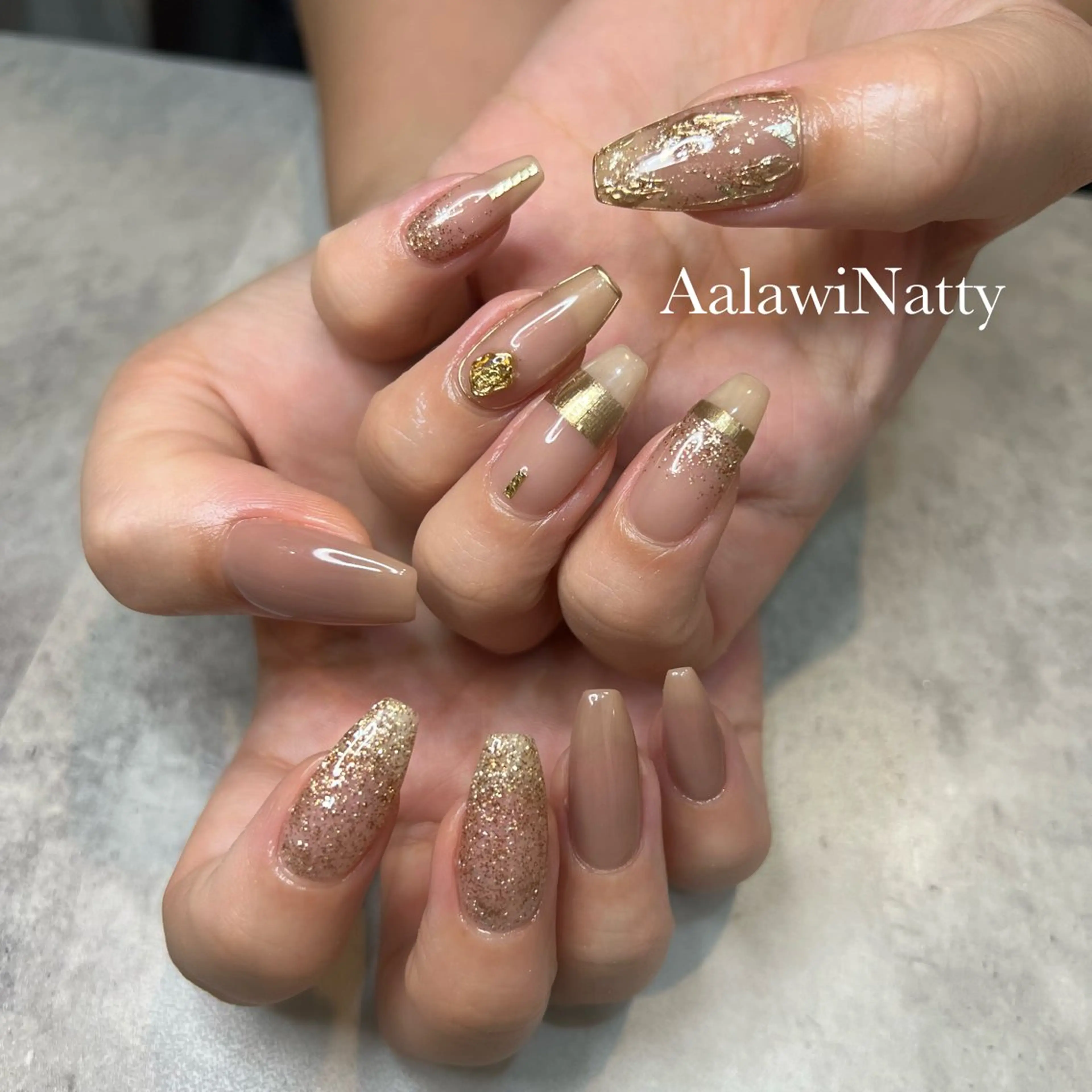 ネイル Aala wi Natty  nail所属・AMANO AKIHOのネイルデザイン