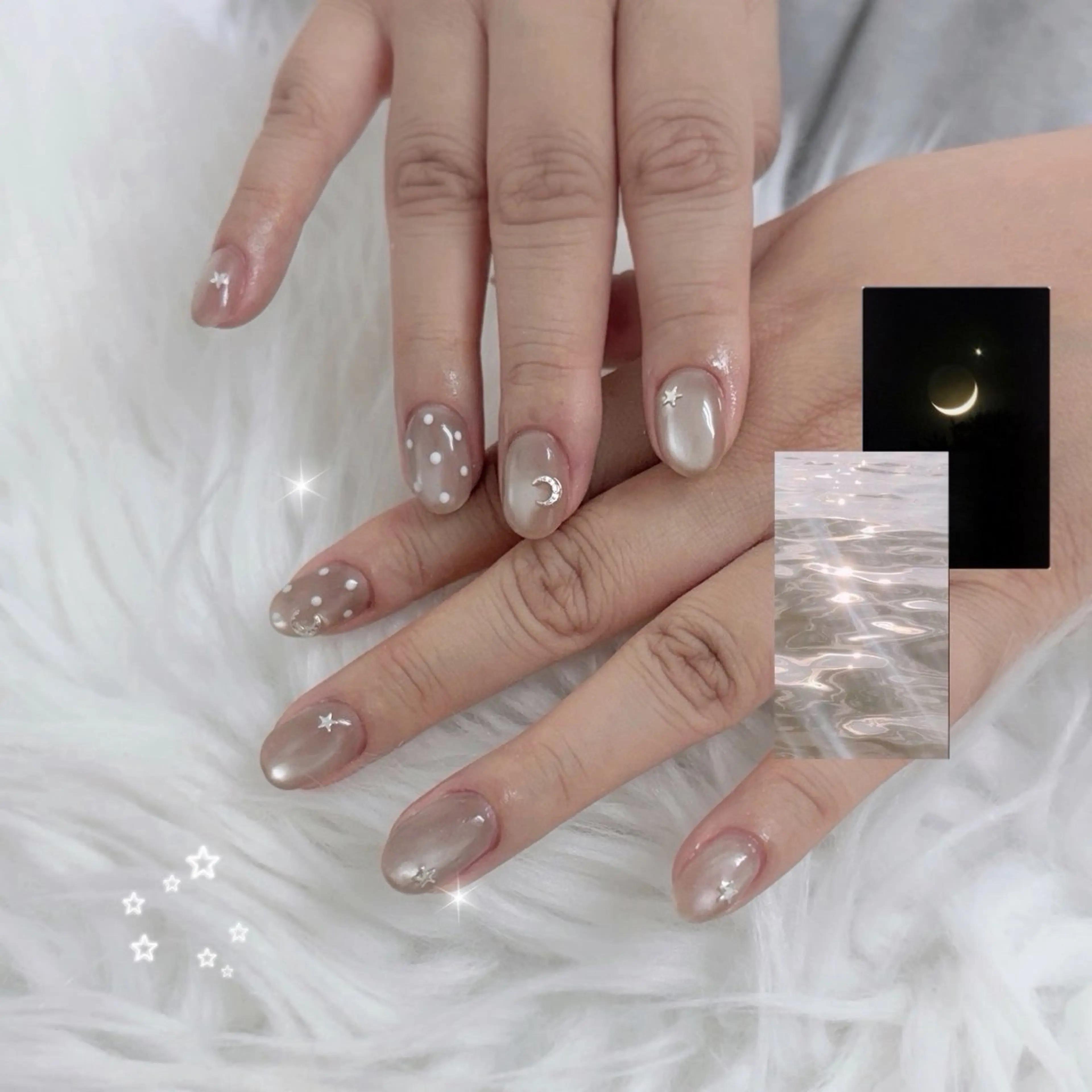 シンプル2本アート🎀 【韓国人ネイリスト】の写真