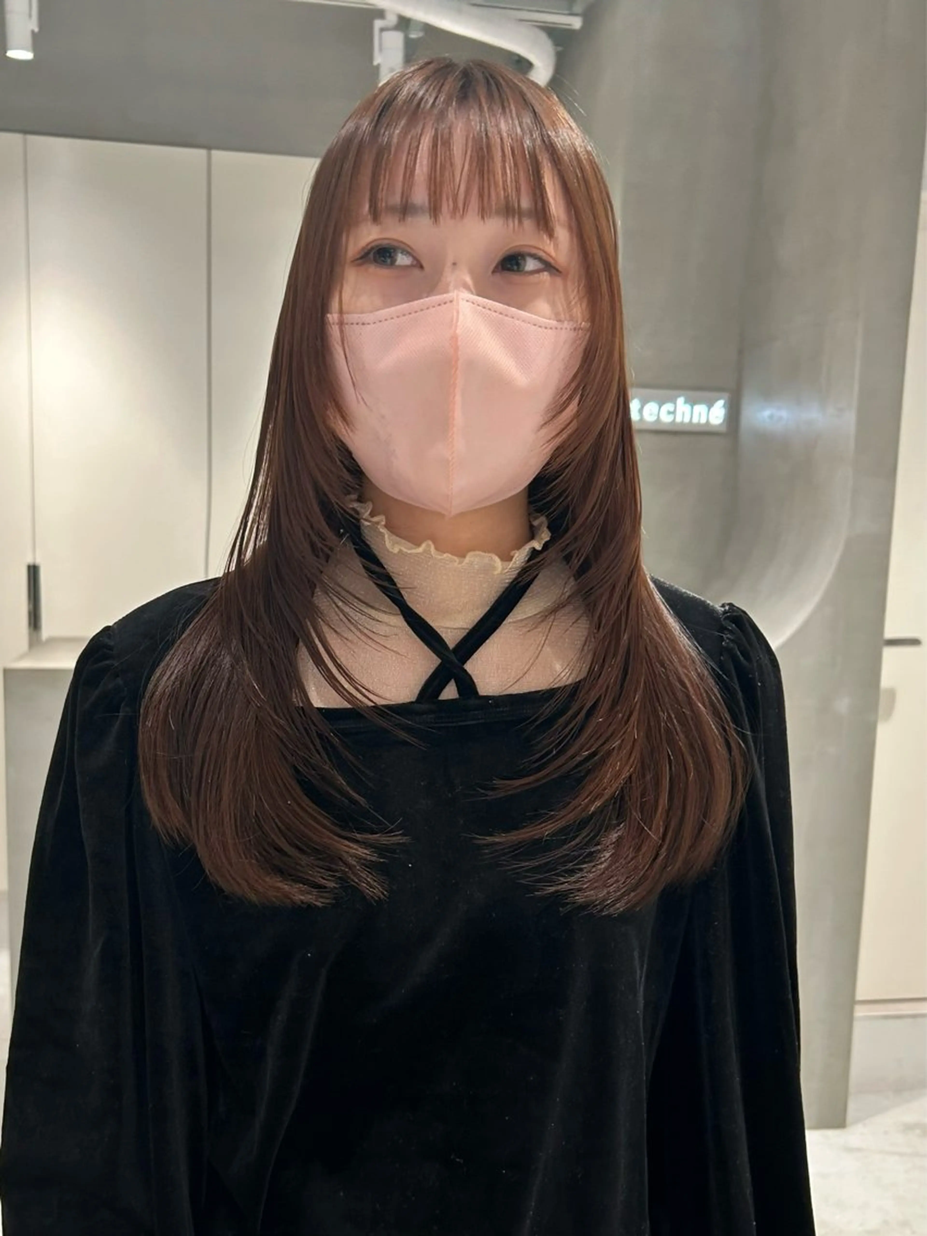 ロング カラー カット ヘアカラー techné所属・ショウタ/レイヤーカ ット/透明感カラーのヘアスタイル