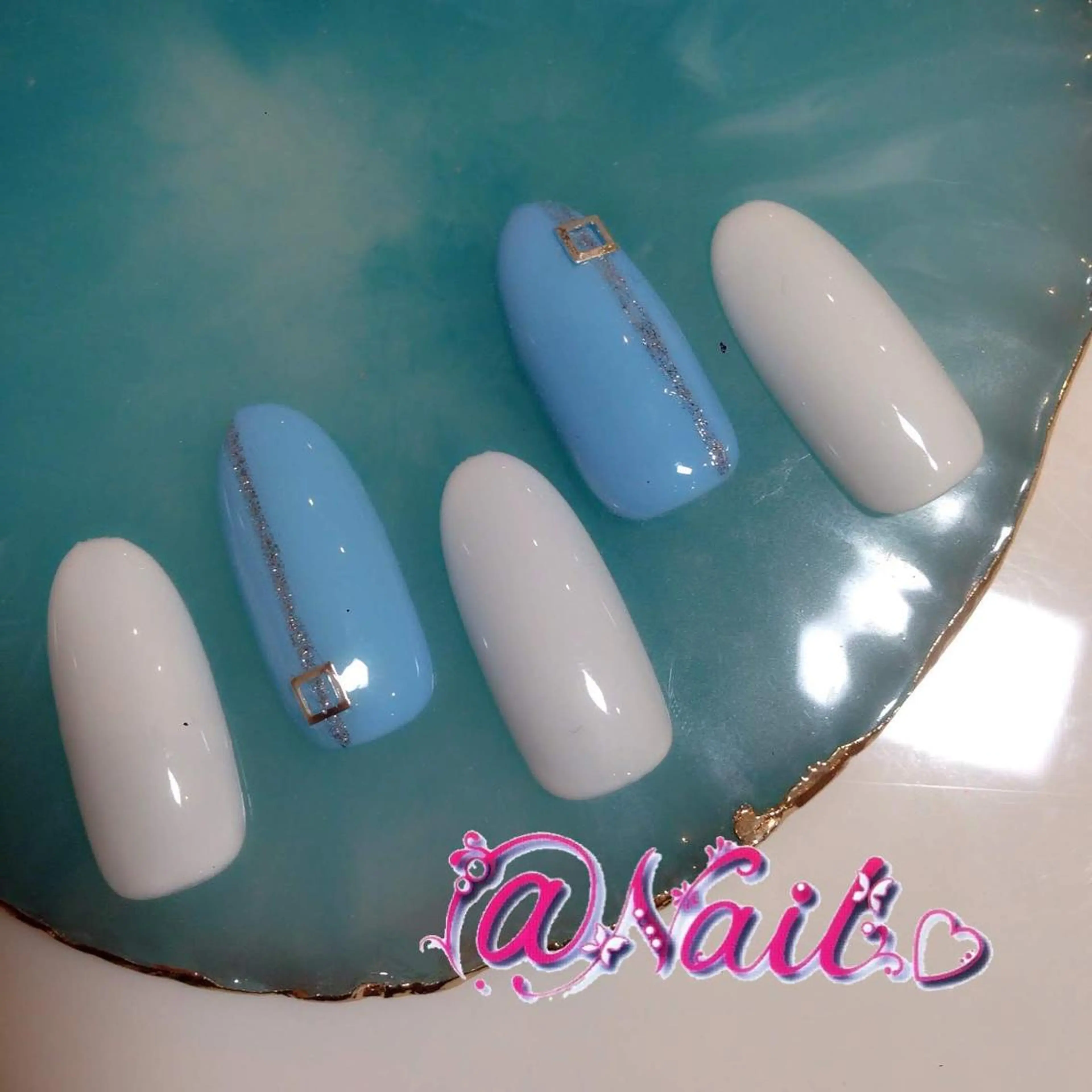 ネイル ネイルチップ 小尾 栞のネイルデザイン