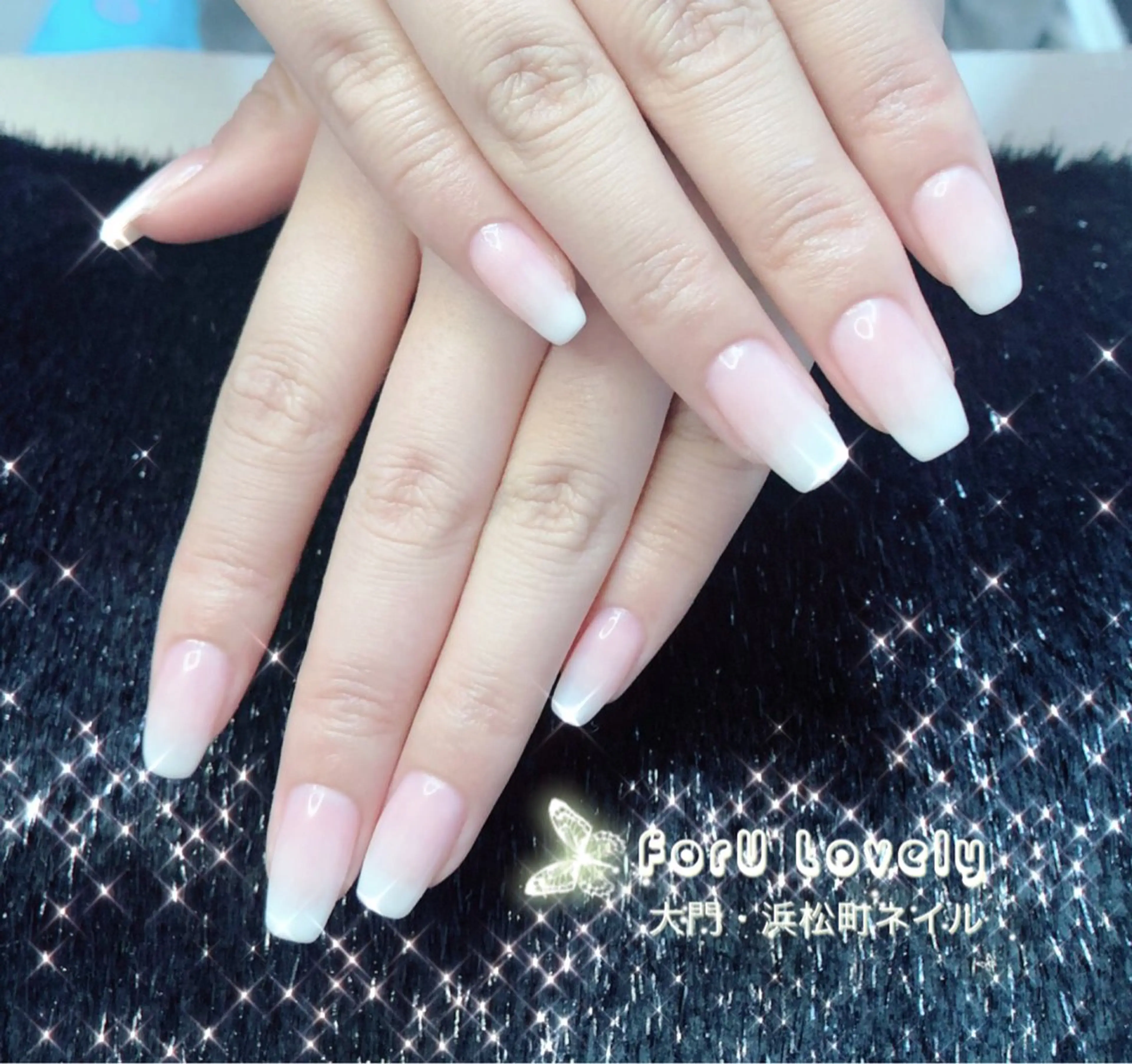 ネイル フットネイル ジェルネイル グラデーション ハート 韓国ネイル ハンドネイル ハンドケア 大門浜松町 ネイルのネイルデザイン