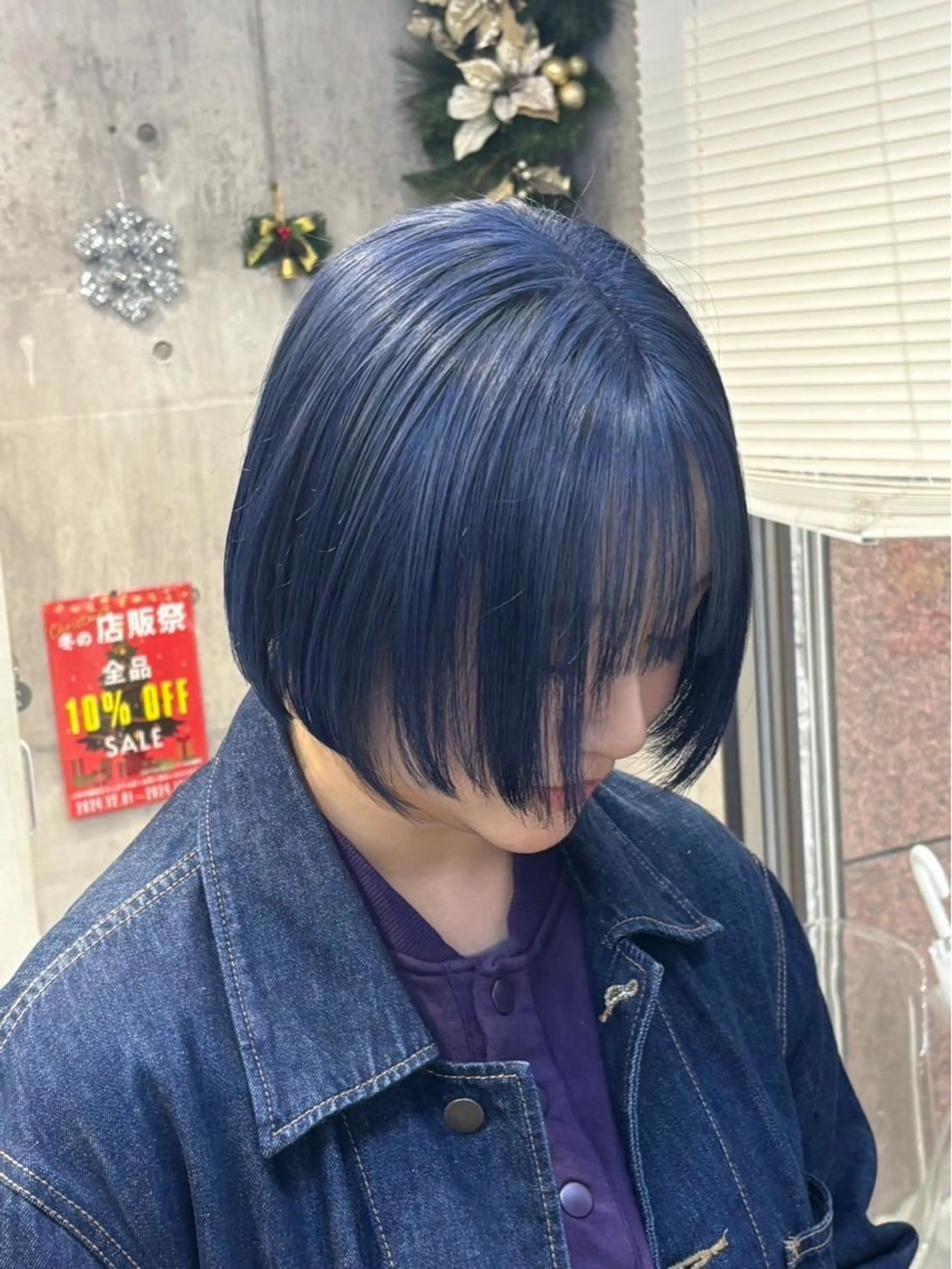 ショート ヘアカラー 💙透明感カラー推し 🇰🇷ココロ🦋のヘアスタイル