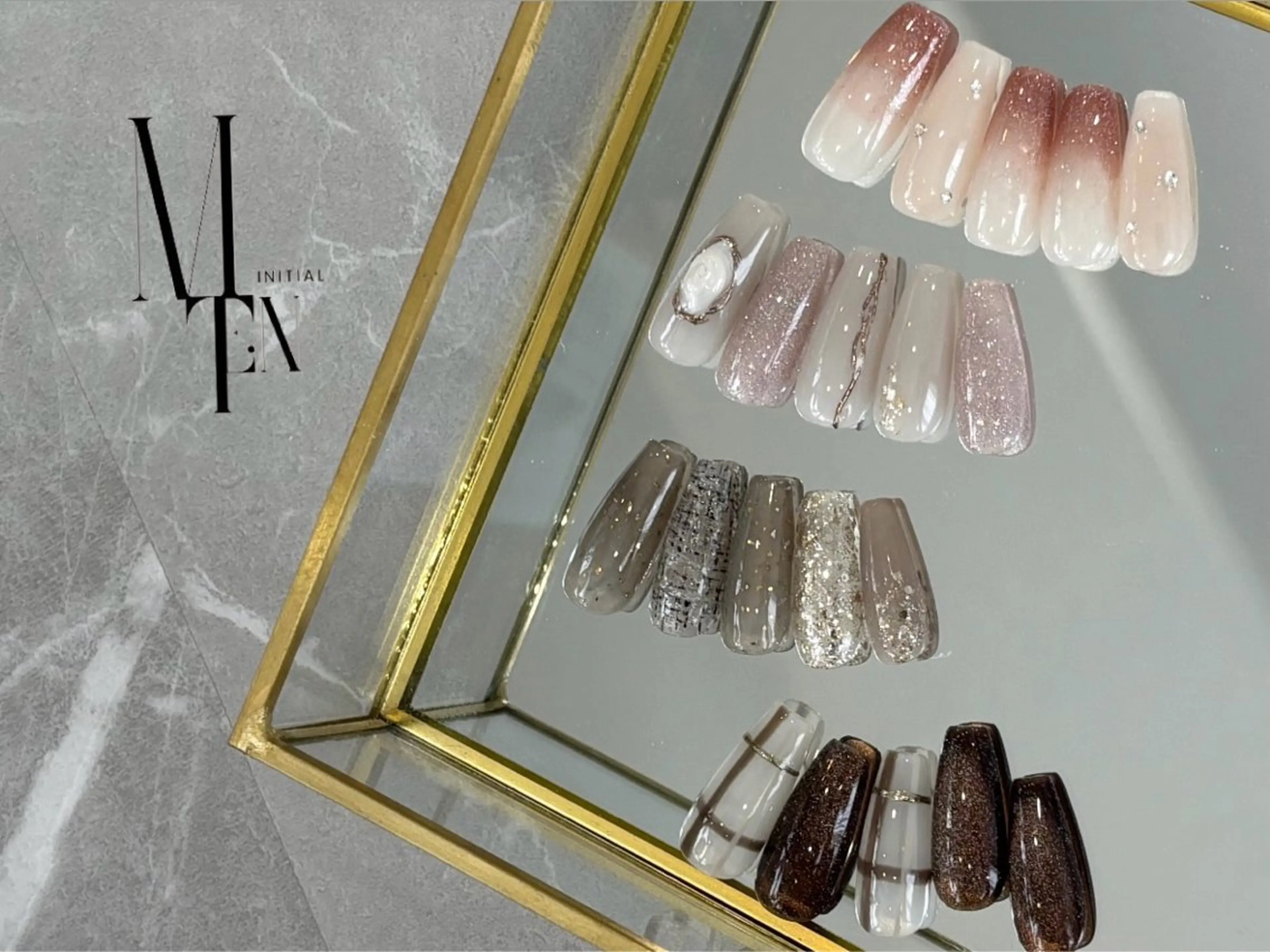 ネイル ハンドネイル Mente by Initial所属・Mente YUIのネイルデザイン