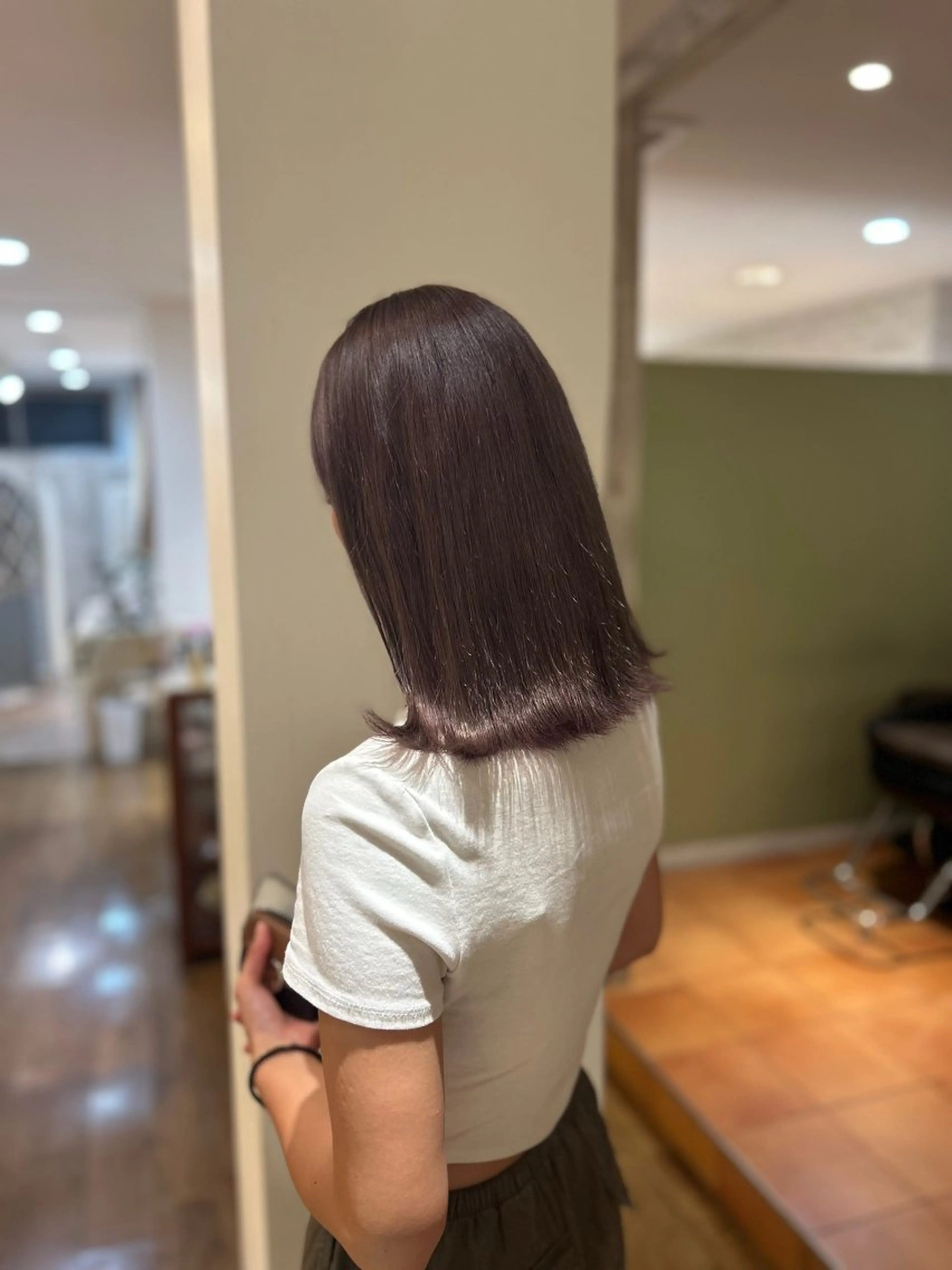 カラー カット ヘアカラー トリートメント かとう はるかのヘアスタイル