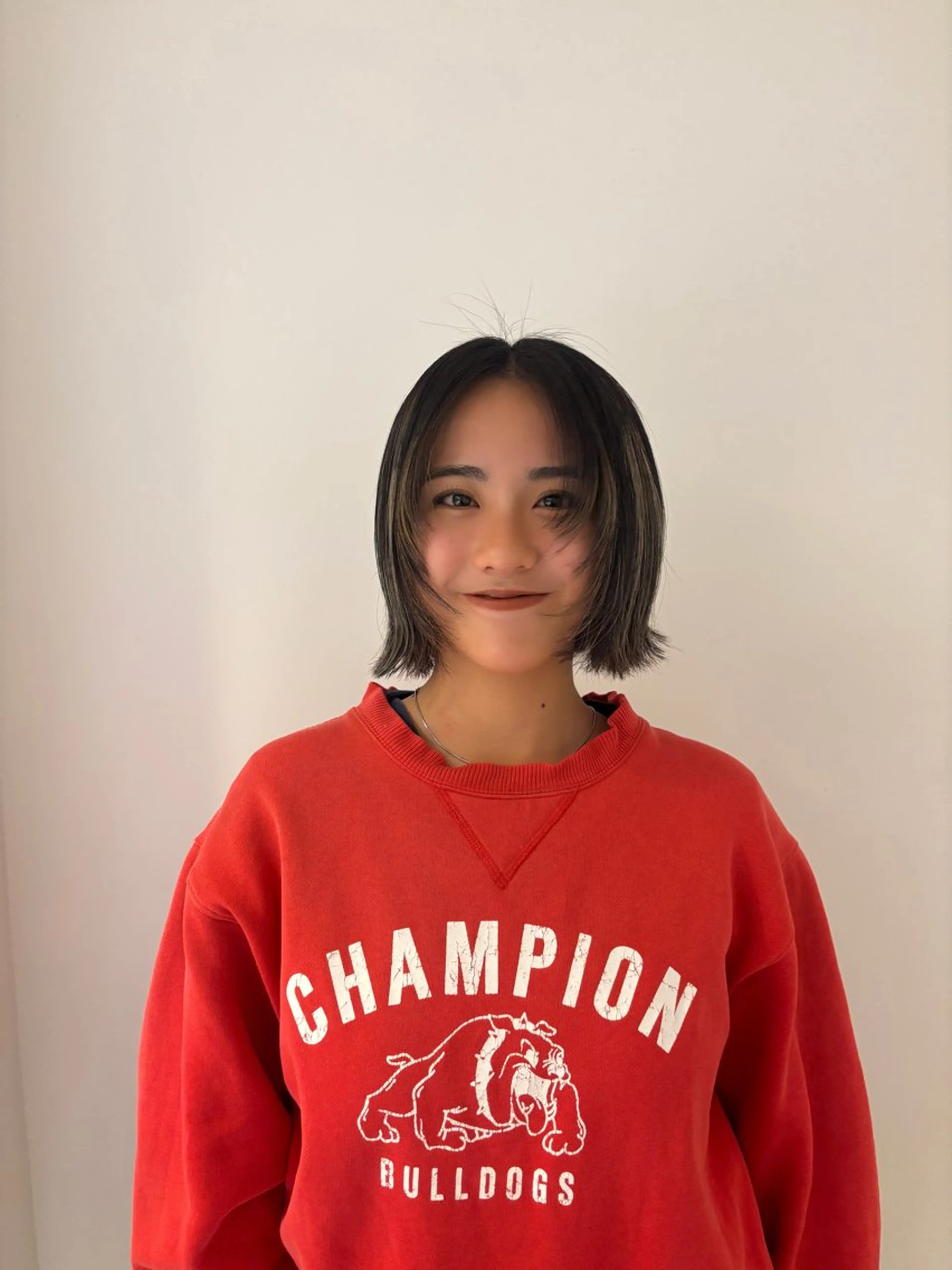 ミディアム カラー ハイトーン/ ハイライト真柚🍨のヘアスタイル