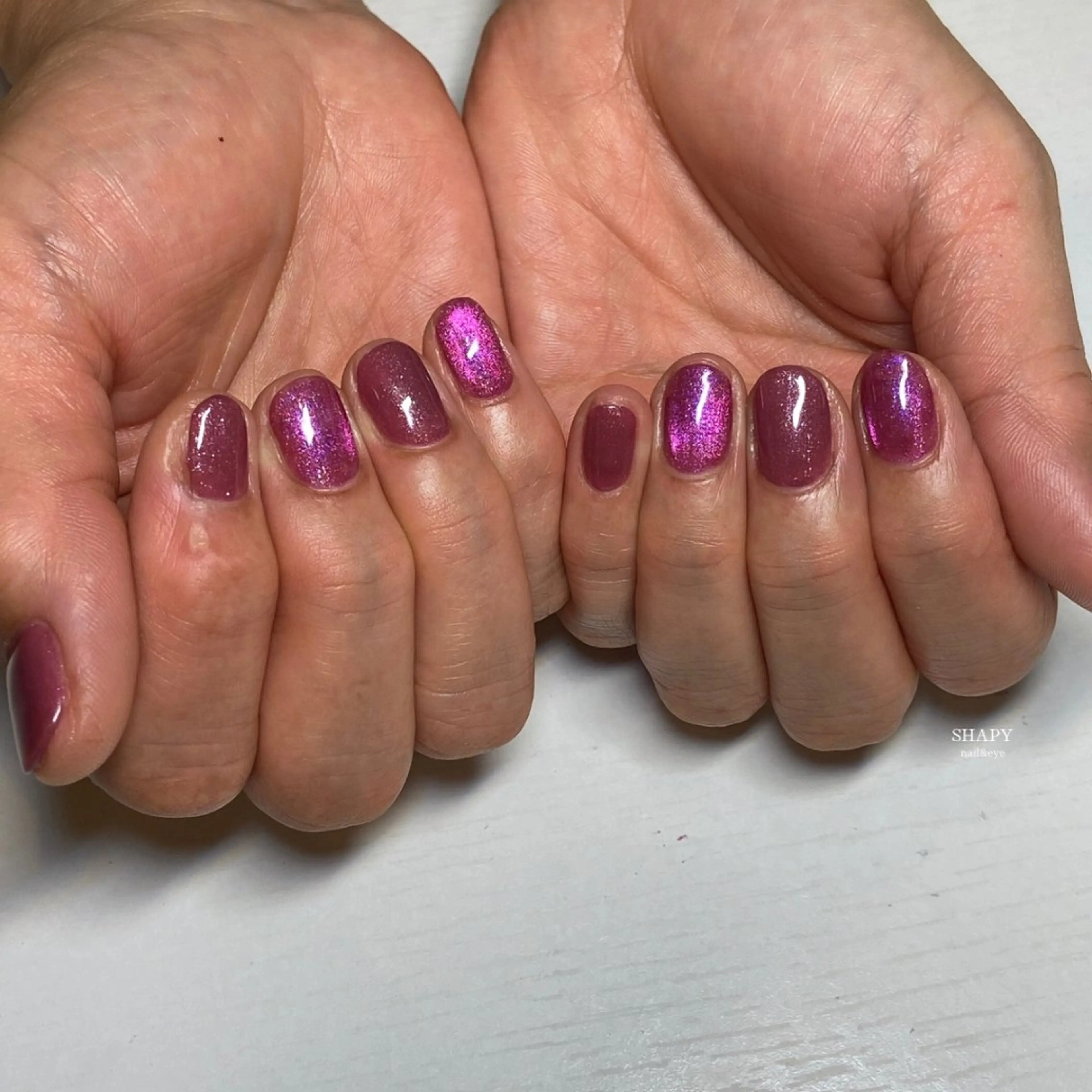 メンズ ネイル ハンドネイル SHAPYパラジェル フィルイン対応　うみのマツエク・マツパデザイン