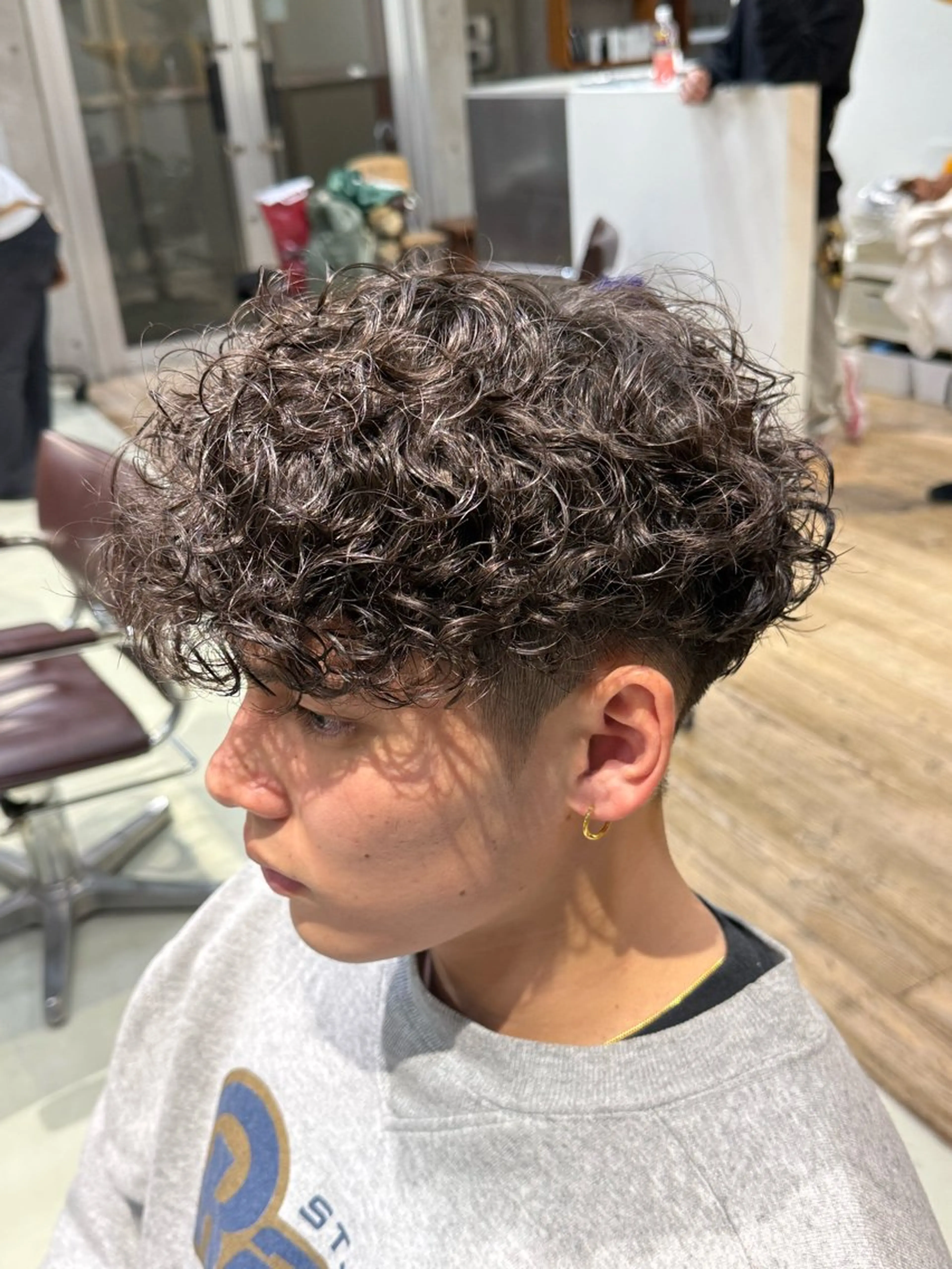 パーマ メンズ スペインカール カット パーマ トリートメント 【fifth】渡部 永遠のヘアスタイル