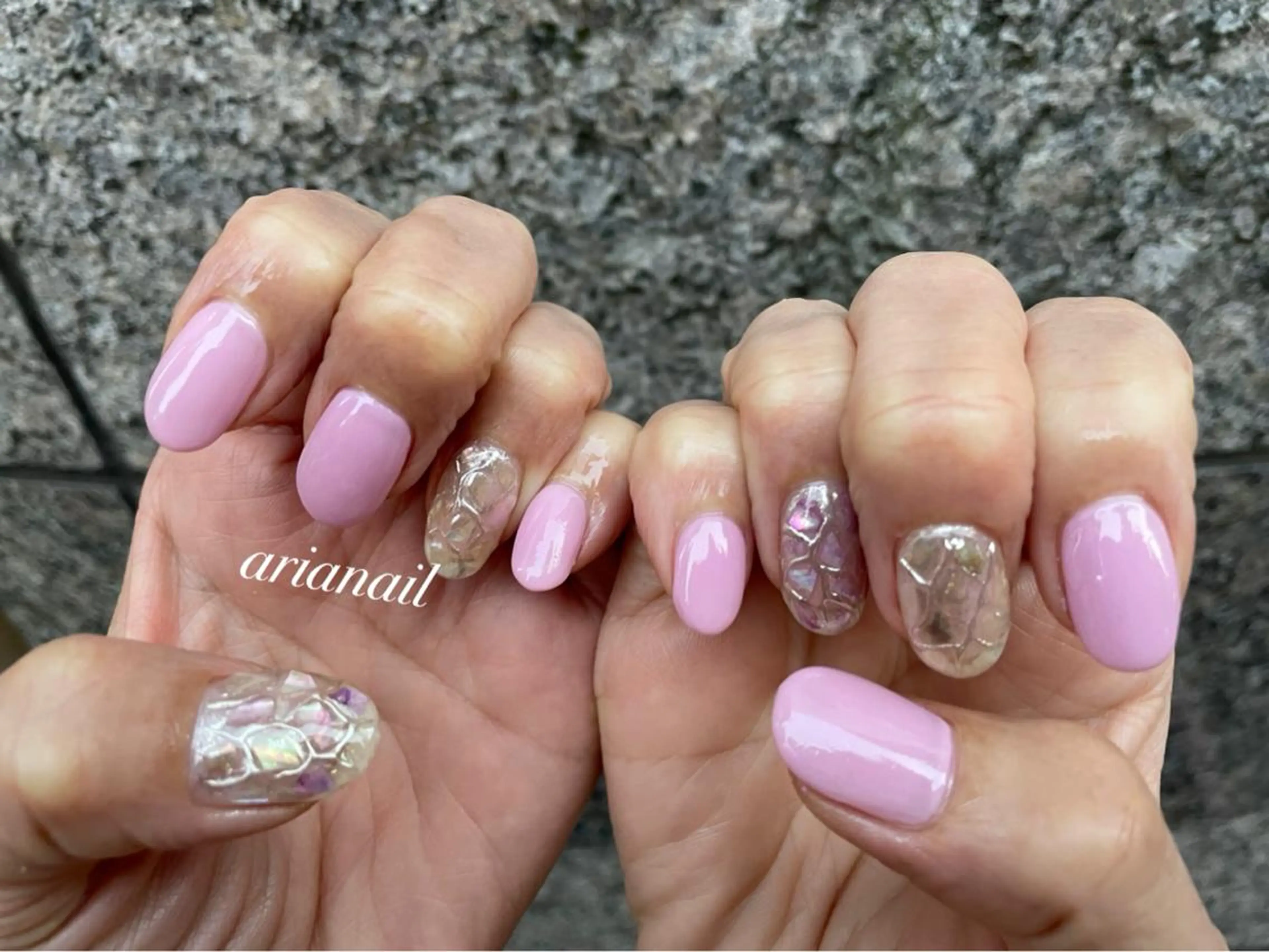 ネイル ミラーネイル sawasaki kotomiのネイルデザイン