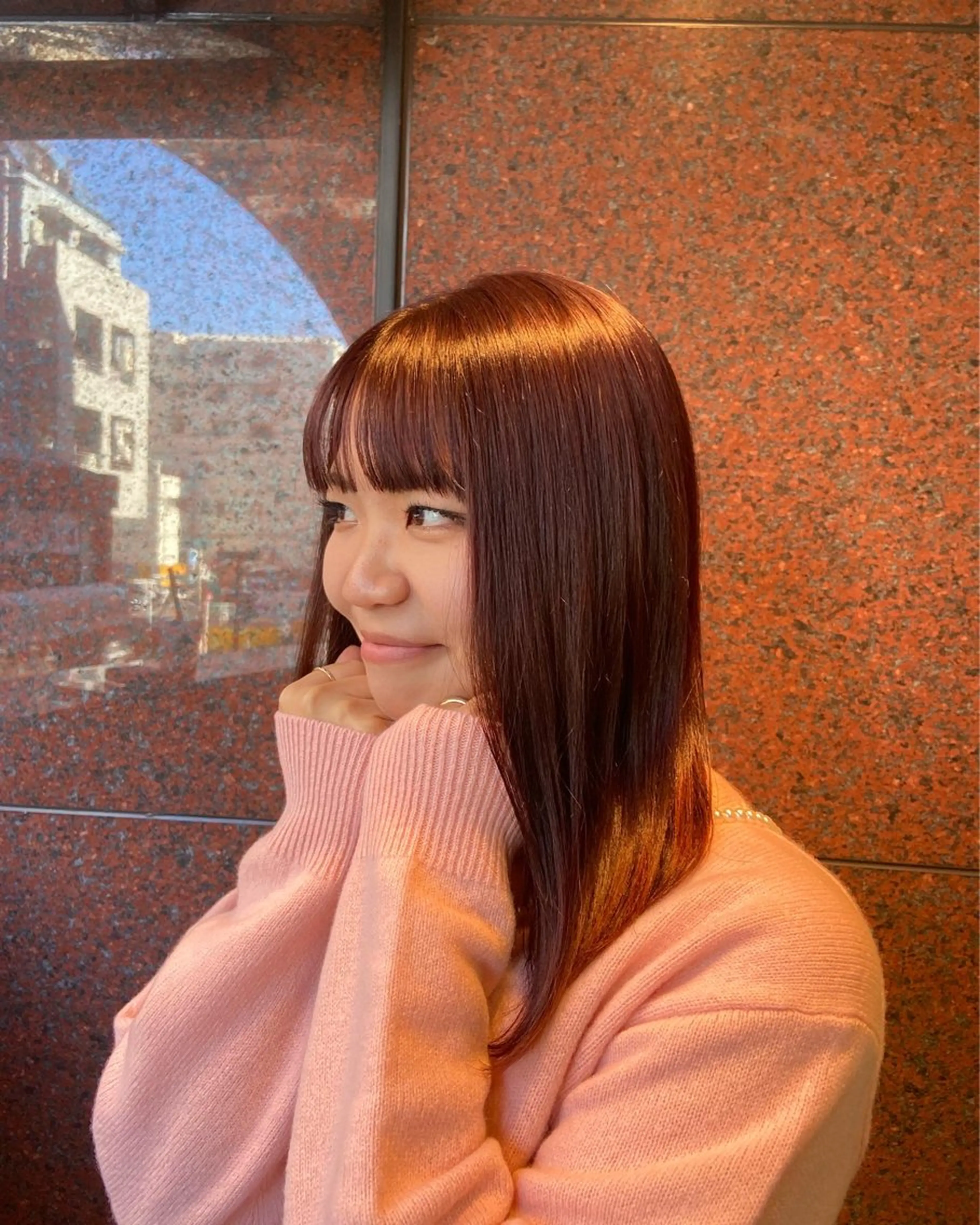 ミディアム カラー カット ヘアカラー トリートメント なかまみさと 🌼極上ヘッドスパのヘアスタイル