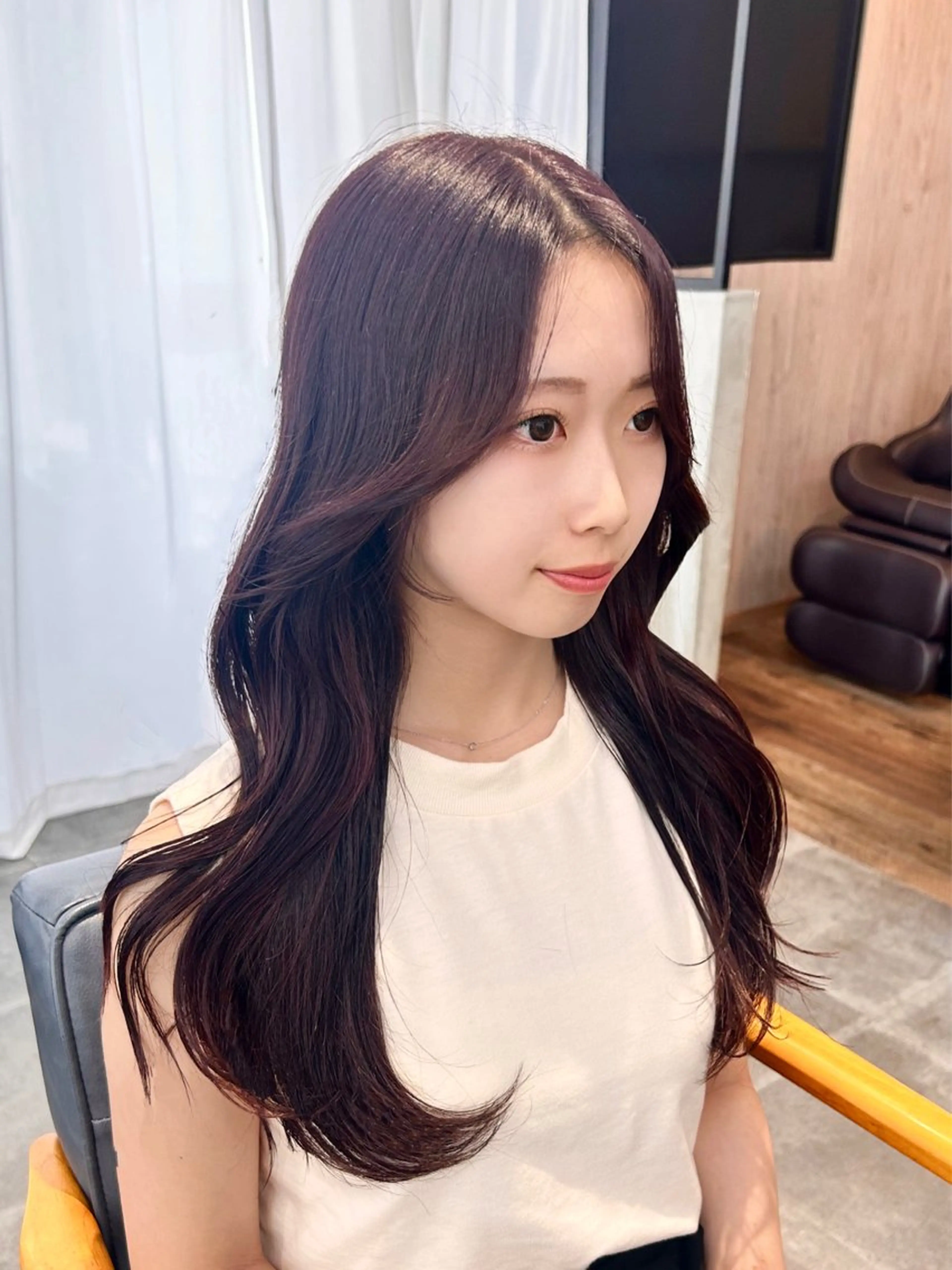 ロング カラー 韓国×髪質改善カラー 💎hinaのヘアスタイル