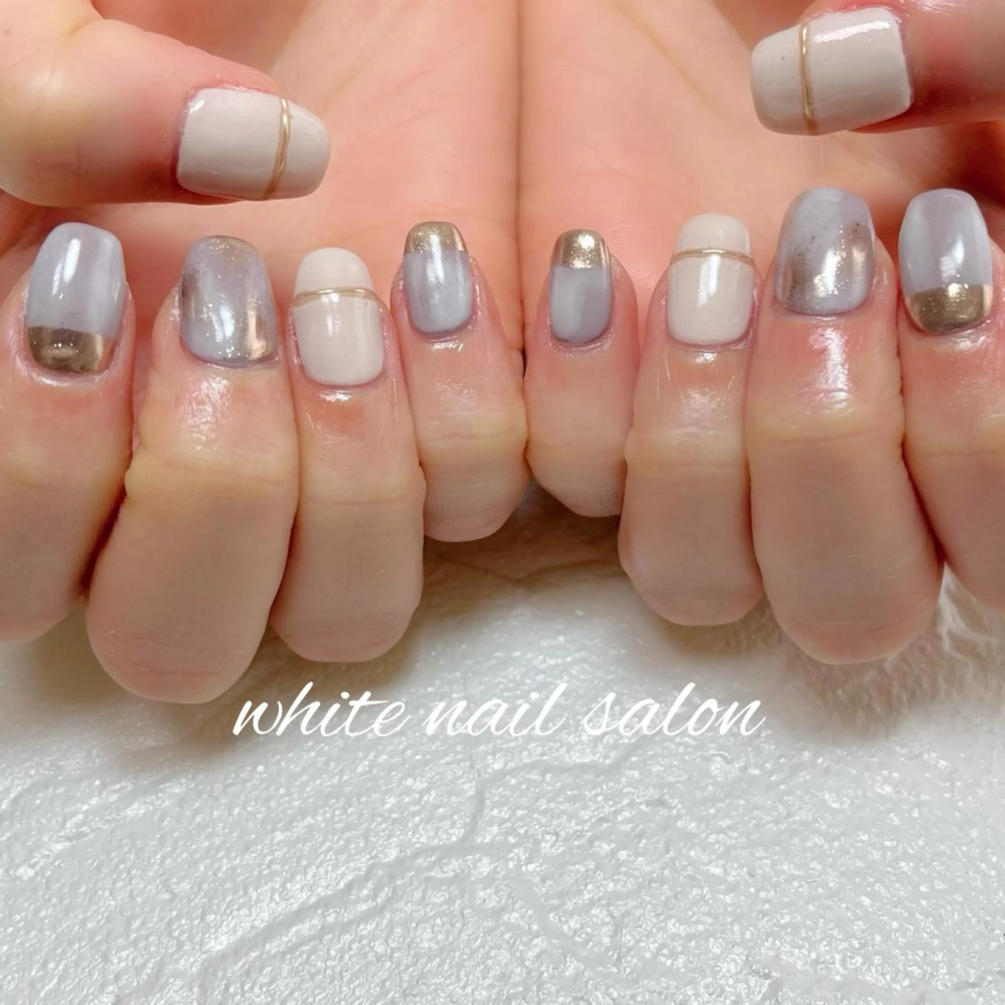 ネイル フットネイル ジェルネイル ハードジェル ラメ(グリッター) 持ち込み ハンドネイル white nail salonのネイルデザイン