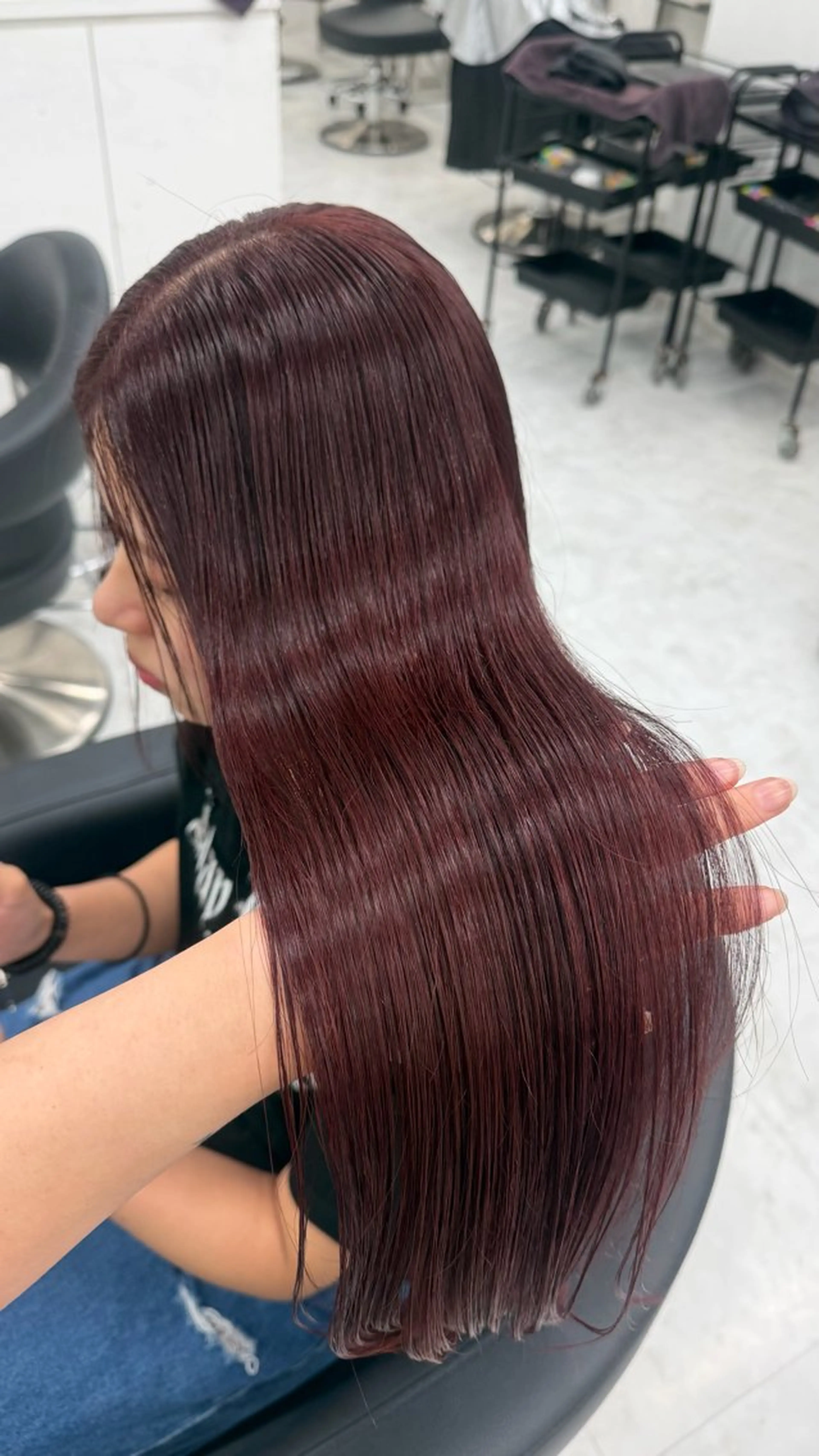 ロング カラー ヘアカラー トリートメント ヘアセット トレンド垢抜けヘア 🍒Manamiのヘアスタイル