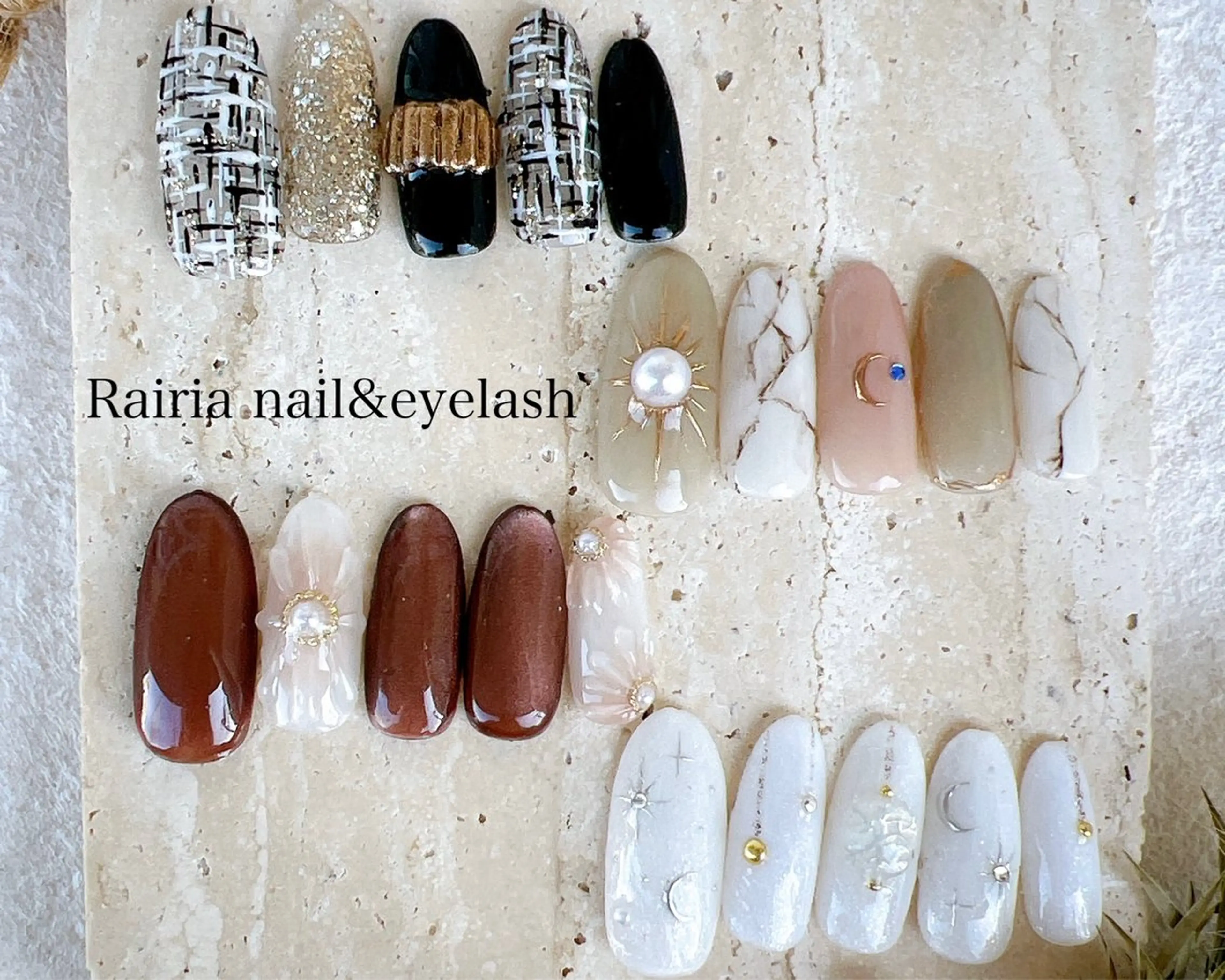 ネイル Rairia   nail所属・屋敷 理奈のネイルデザイン