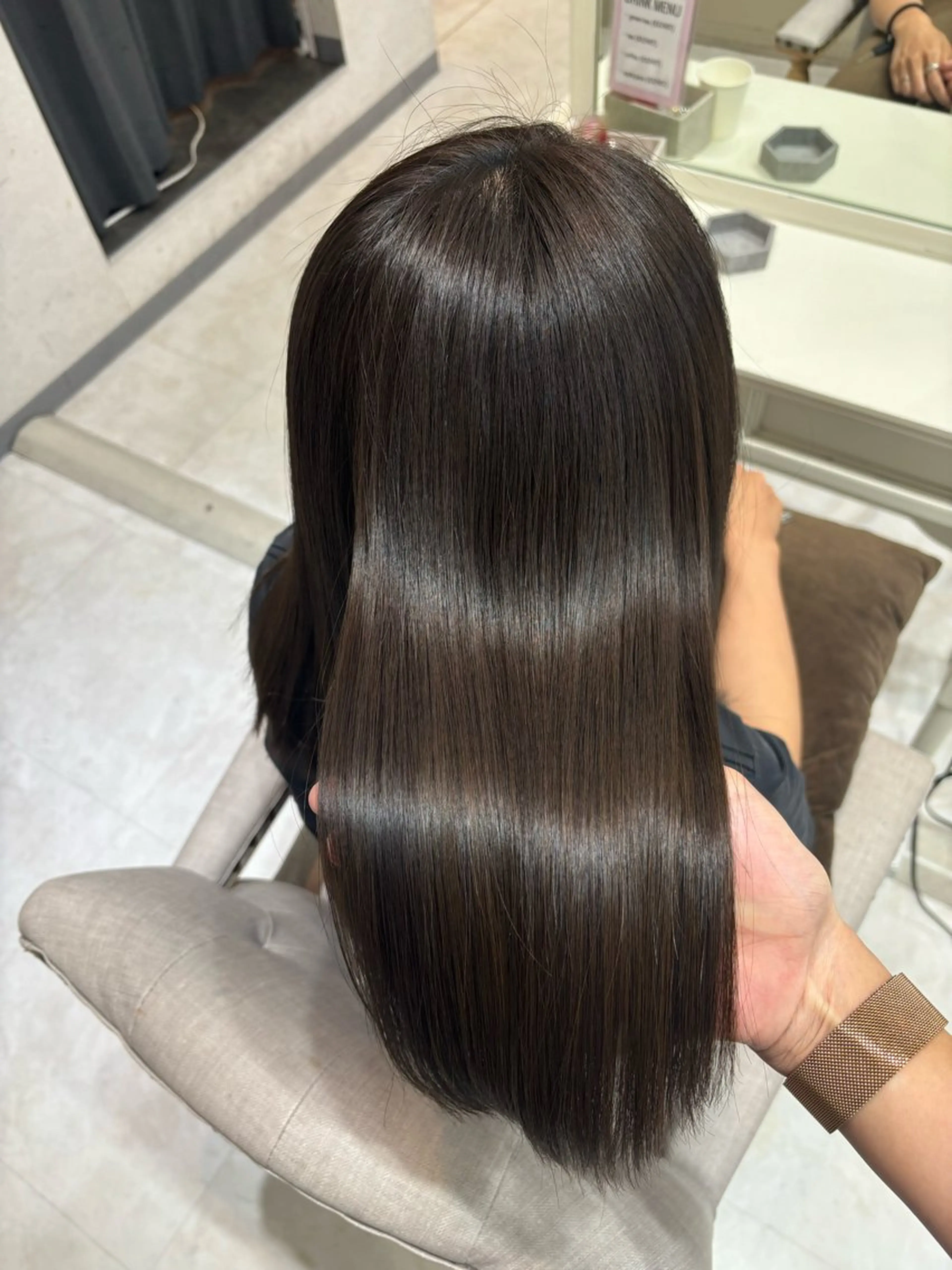 ロング カラー 巻ける縮毛矯正 Sachi🐰のヘアスタイル