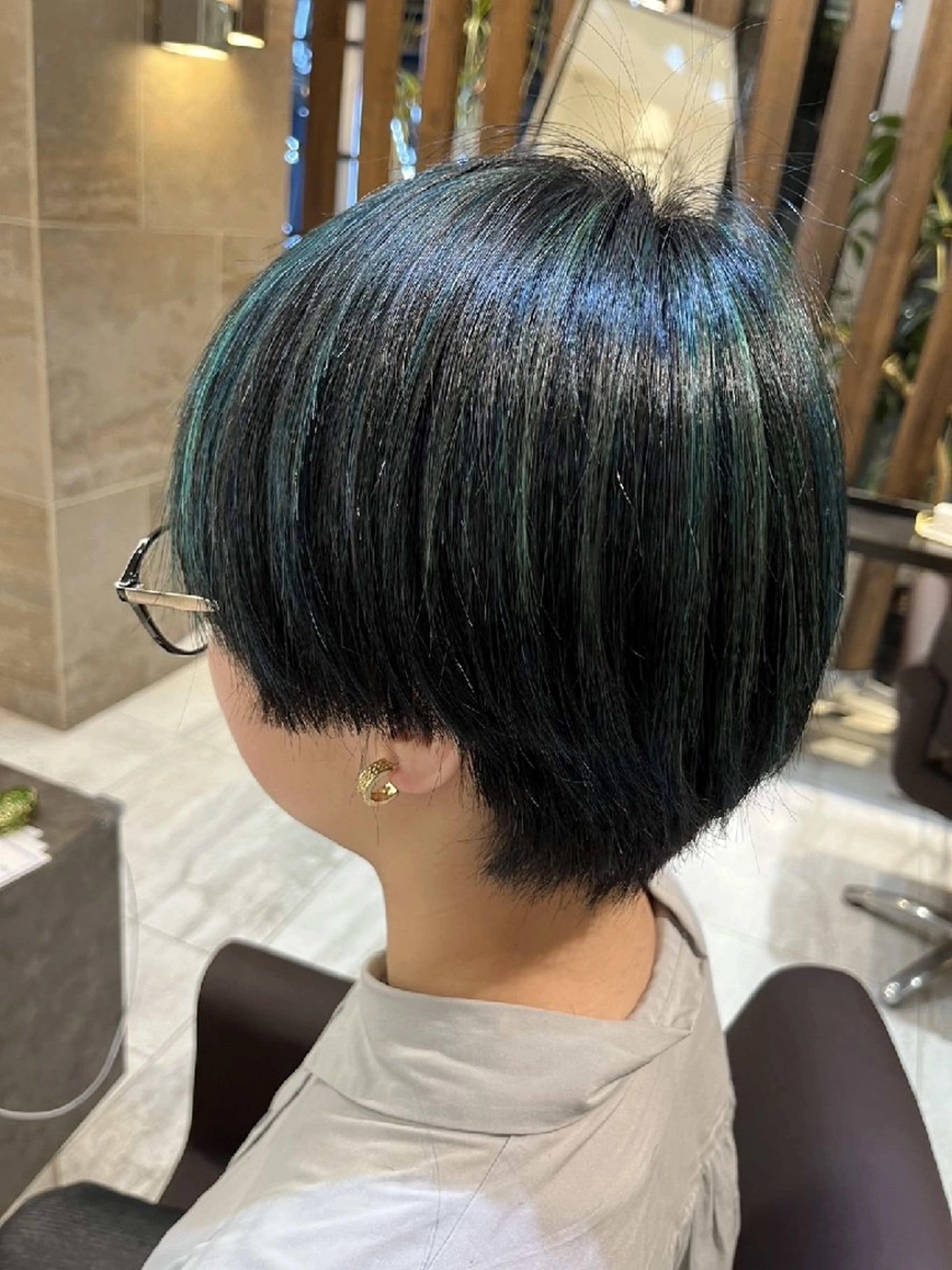 カラー ショート ハイライトカラー ハイライト hairsalon M.techo所属・MANA .A🎀のヘアスタイル