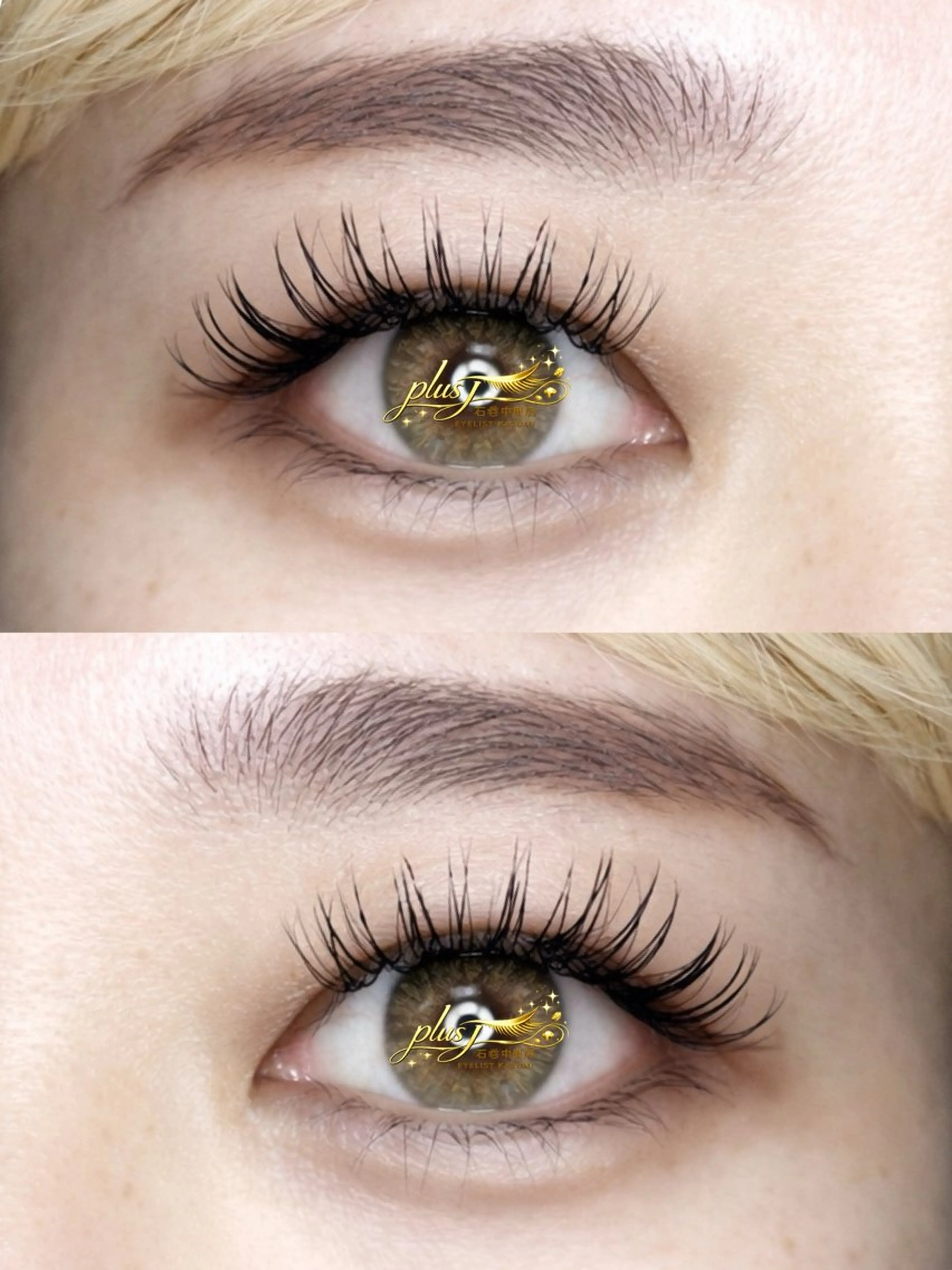 マツエク・マツパ フラットラッシュ マツエク plus J 中里 🪽KASUMI🪽のマツエク・マツパデザイン