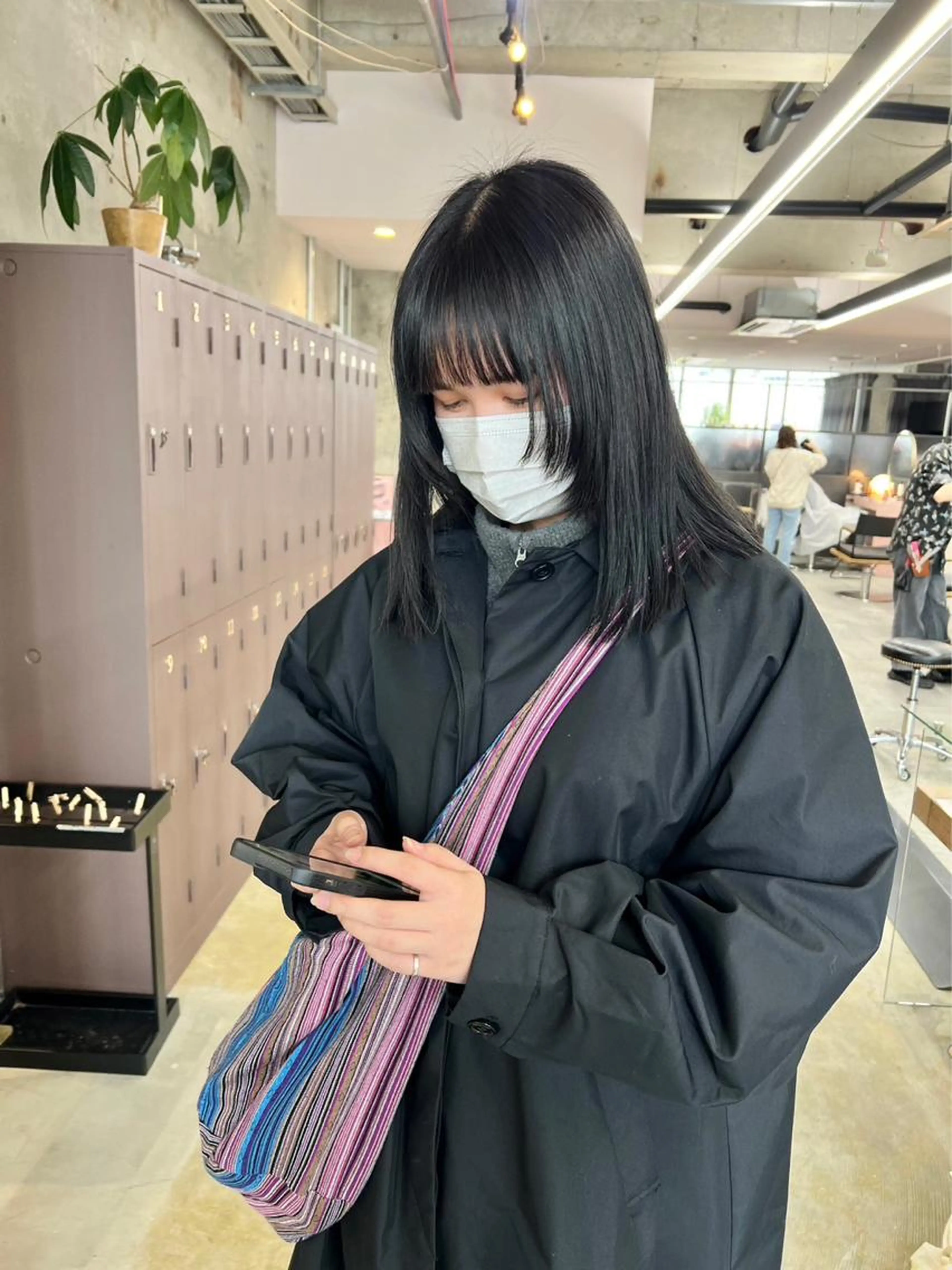 🥣ブリーチなしワンカラー🥣【ダメージレスケアカラー＋クイックトリートメント】　セミロングの方（シャンプーブロー込み）の写真