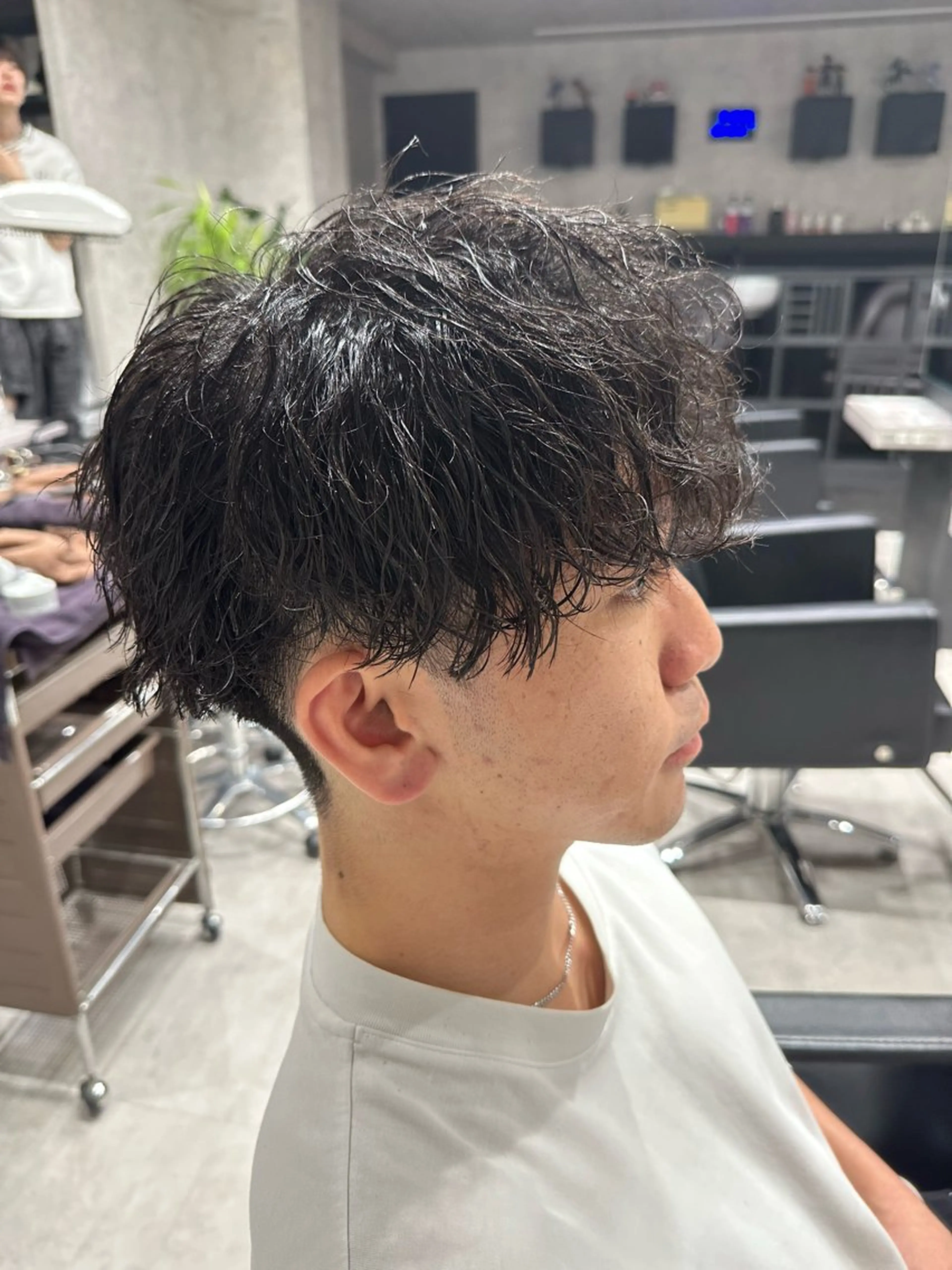 ショート パーマ メンズ メンズパーマ ツイストスパイラルパーマ スパイラルパーマ カット 「パーマ指名No1 🥇」小日向悠のヘアスタイル