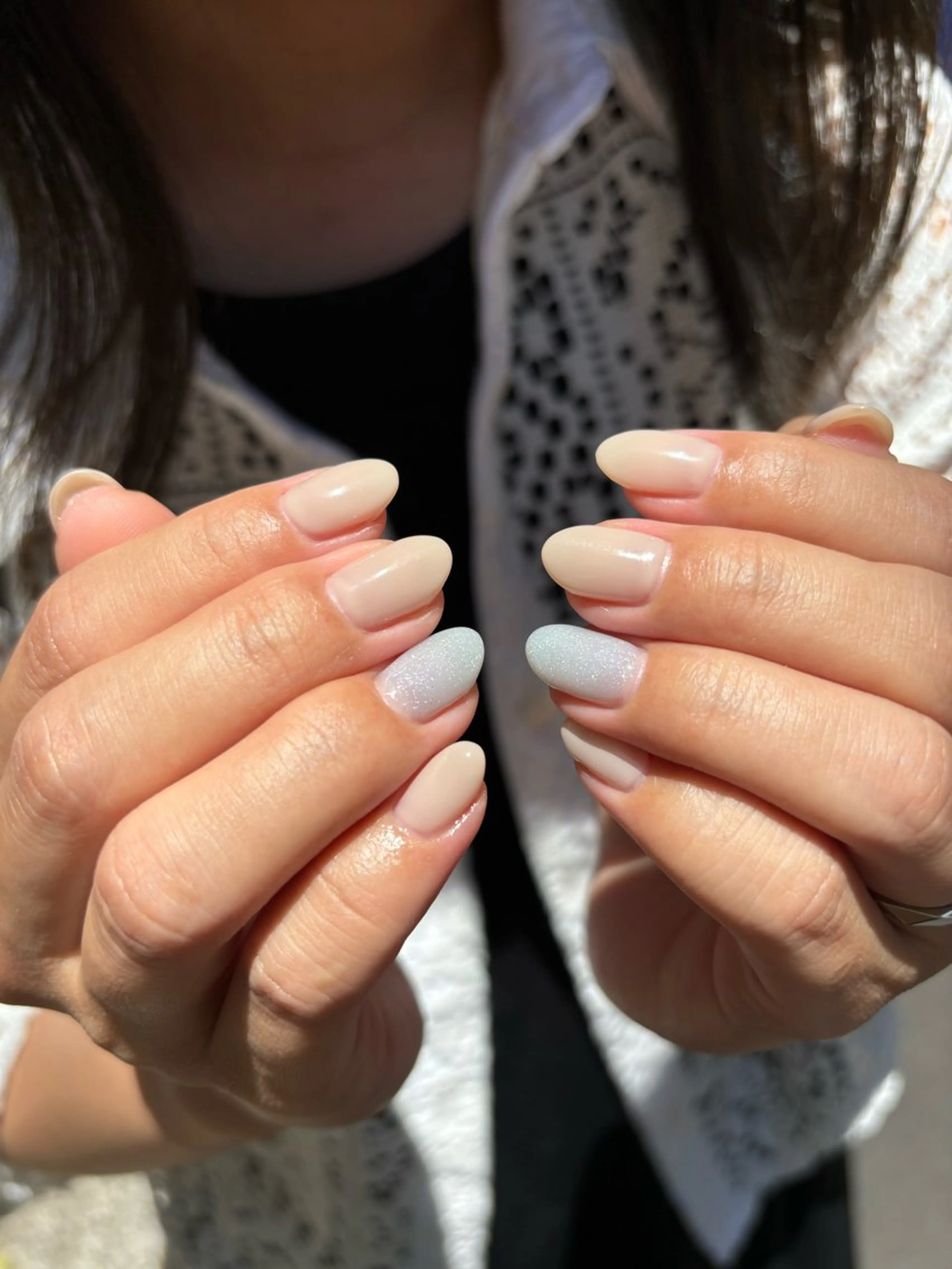 ネイル ジェルネイル 水色 ワンカラーネイル ハンドネイル 🌸ロコラッシュ 恵比寿🌸のネイルデザイン