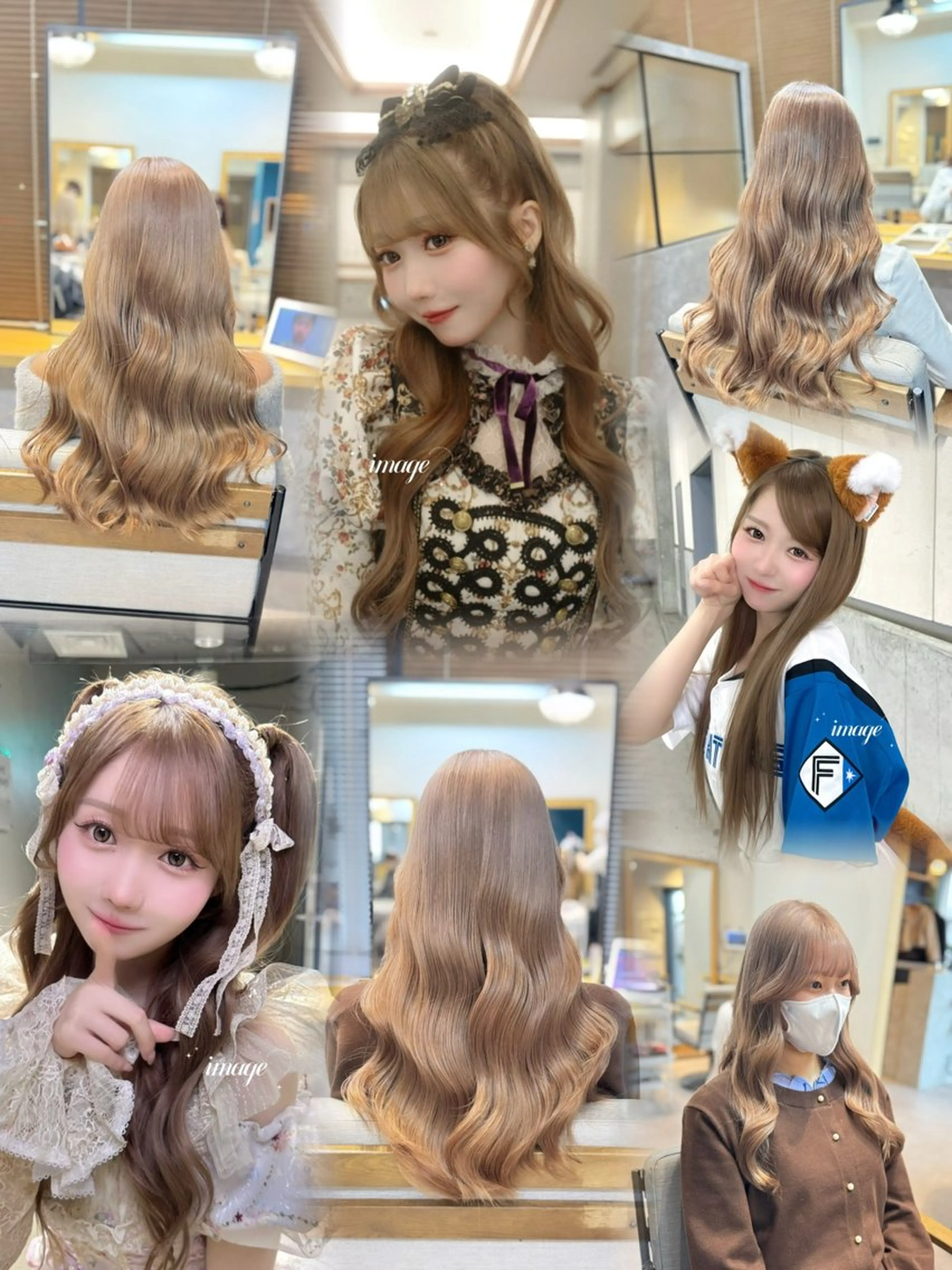 【ダブルカラー】ケアブリーチダブルカラー＋oggiottoフルステップトリートメント🎧の写真