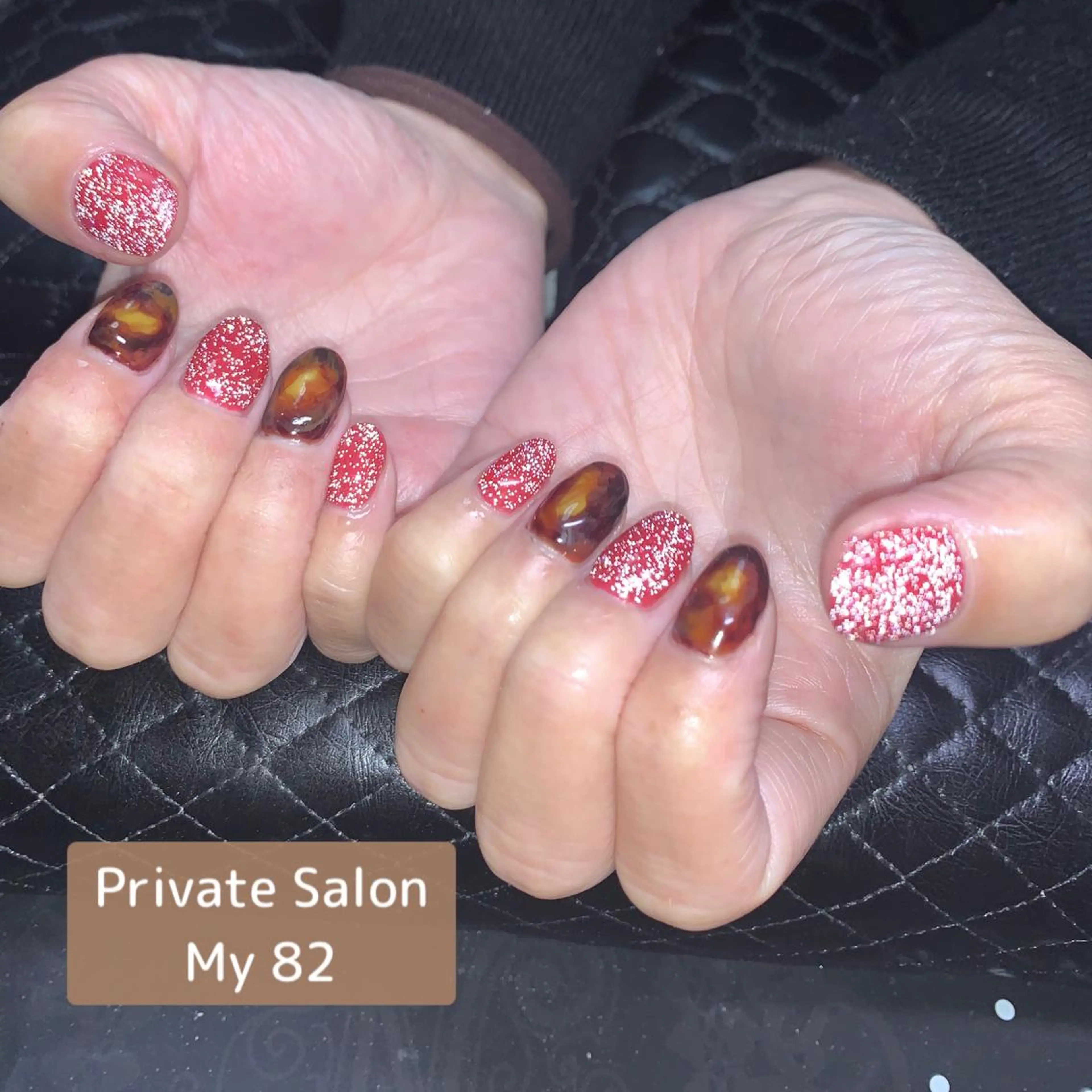 ネイル フラッシュネイル ニュアンスネイル ピンク ハンドネイル Private Sa lon  MARLOのネイルデザイン