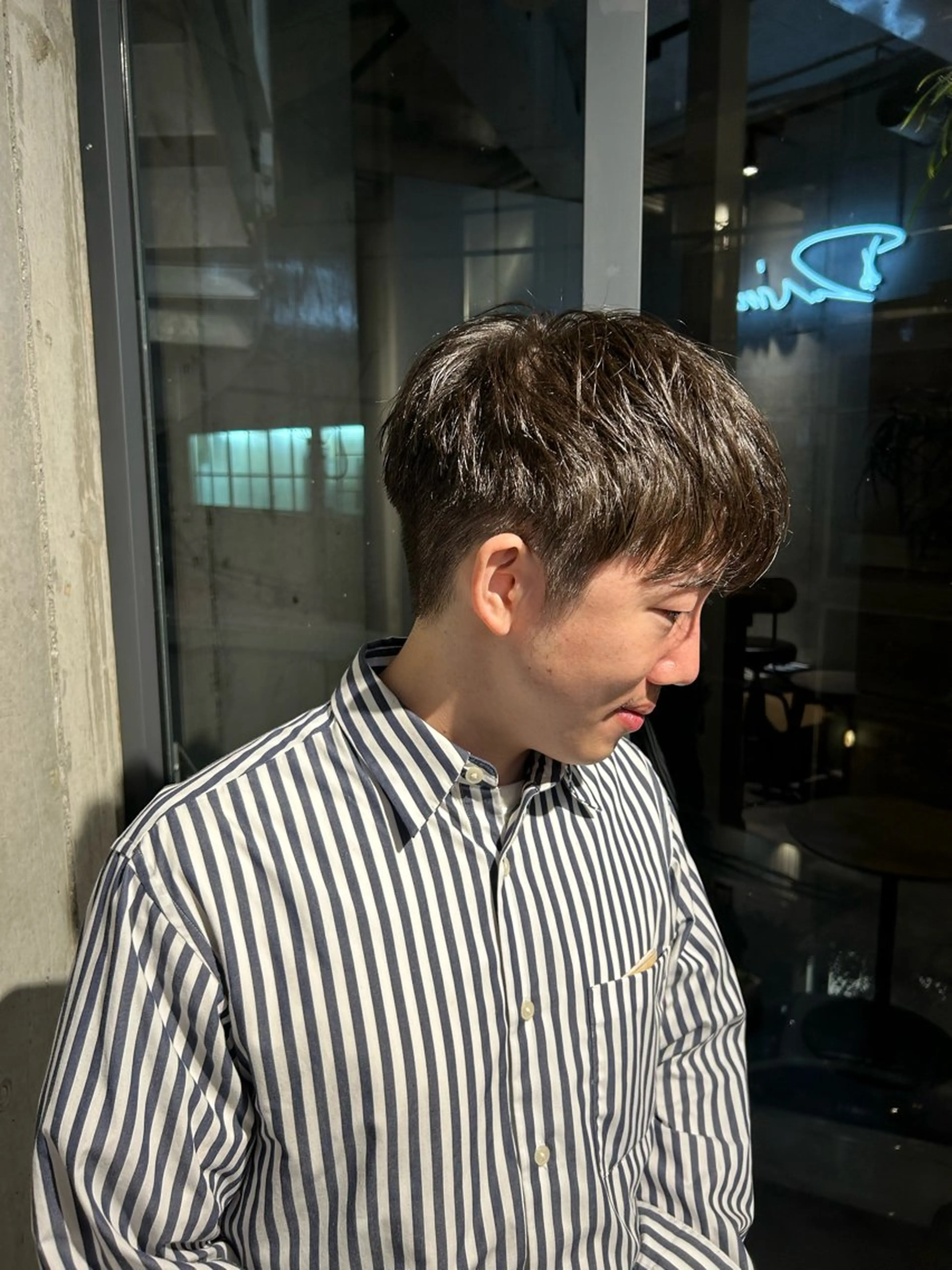 メンズ 葉月/ボブ/ 透明感カラー／中目黒のヘアスタイル