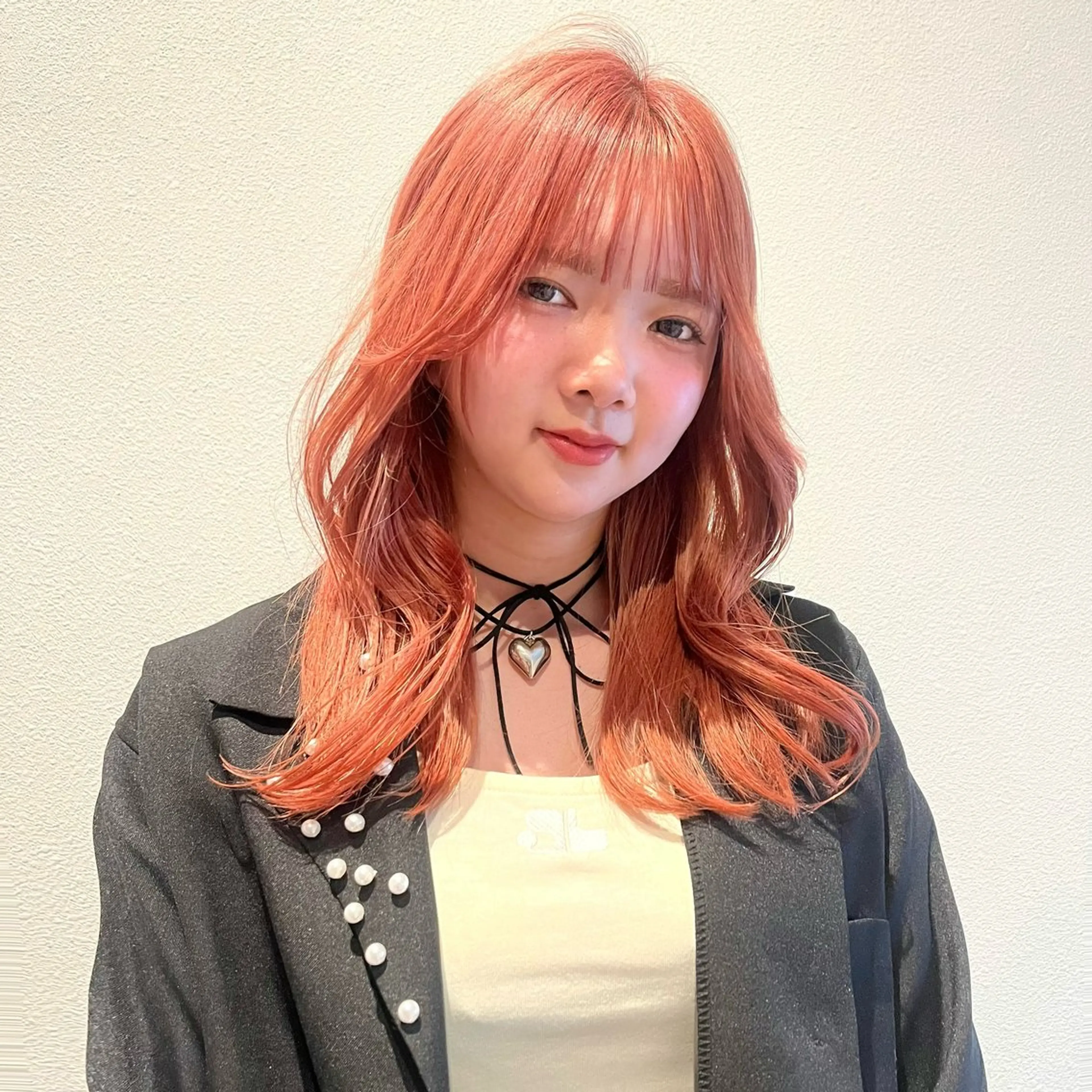 ロング カラー カット ヘアカラー トリートメント ベージュカラー⌇﻿ くびれヘア.𐙚心音のヘアスタイル