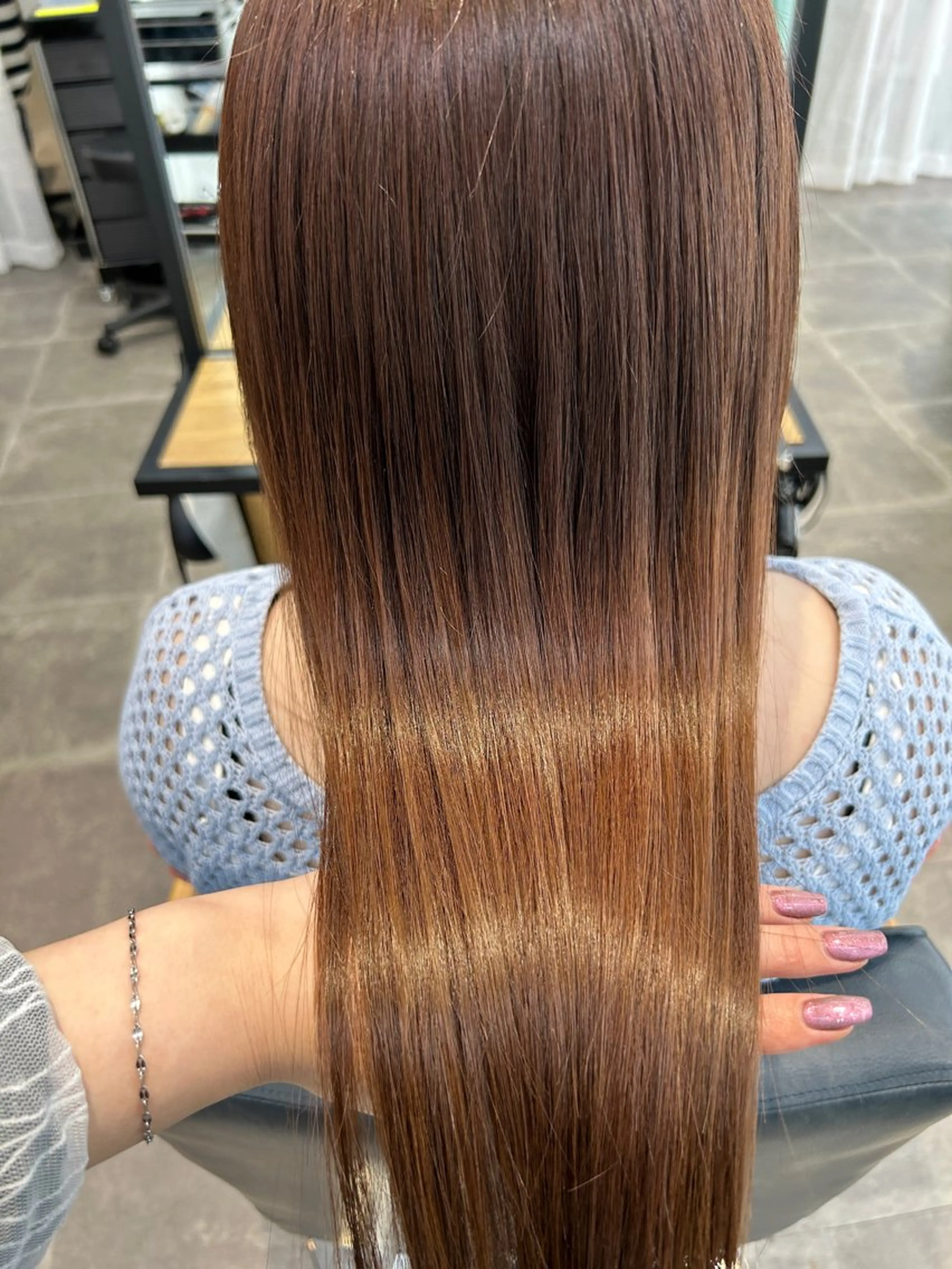 ロング トリートメント newi梅田🫧韓国 ヘア🫧sakiのヘアスタイル