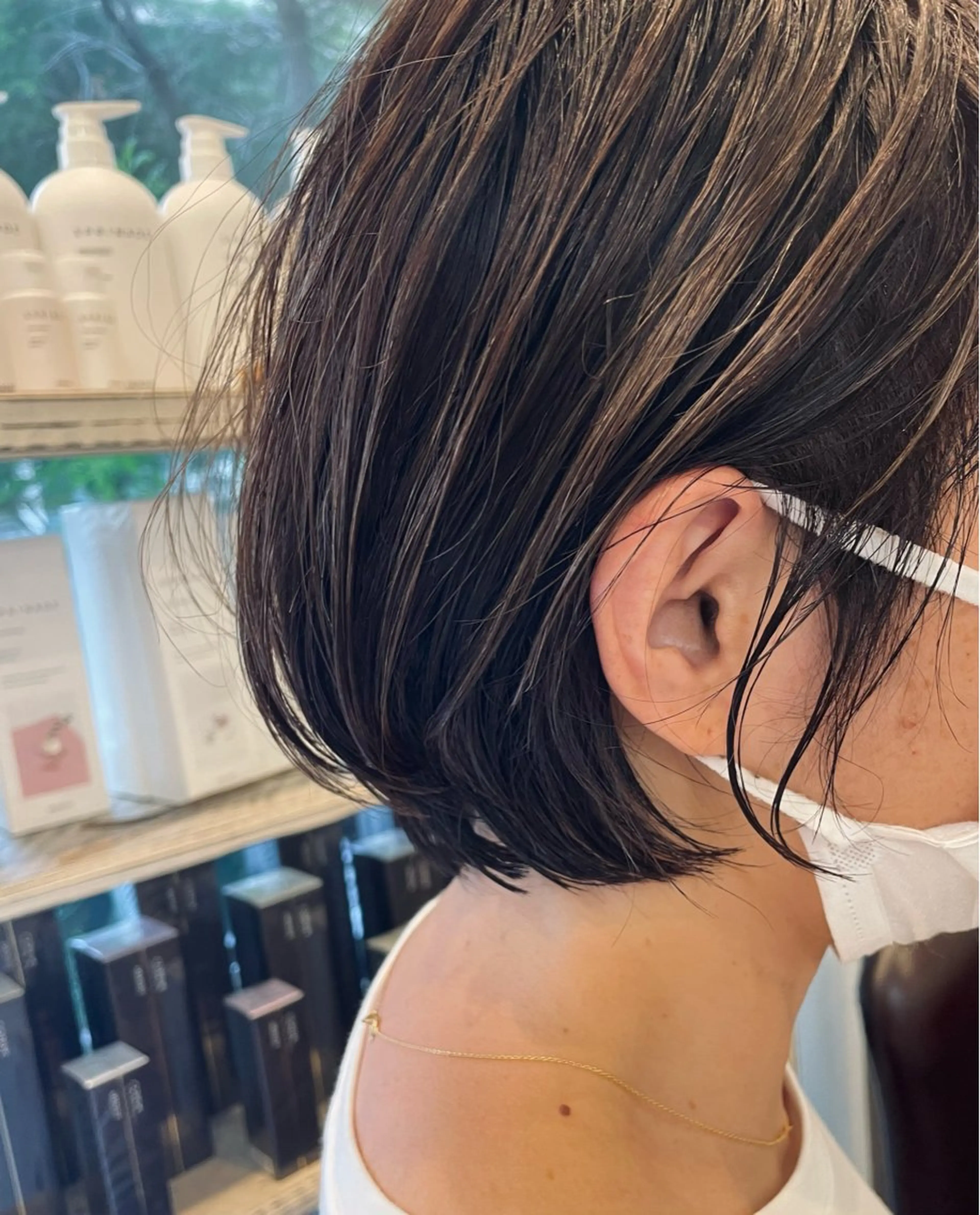 ショート カラー ヘアカラー トリートメント 村上 滉弥のヘアスタイル