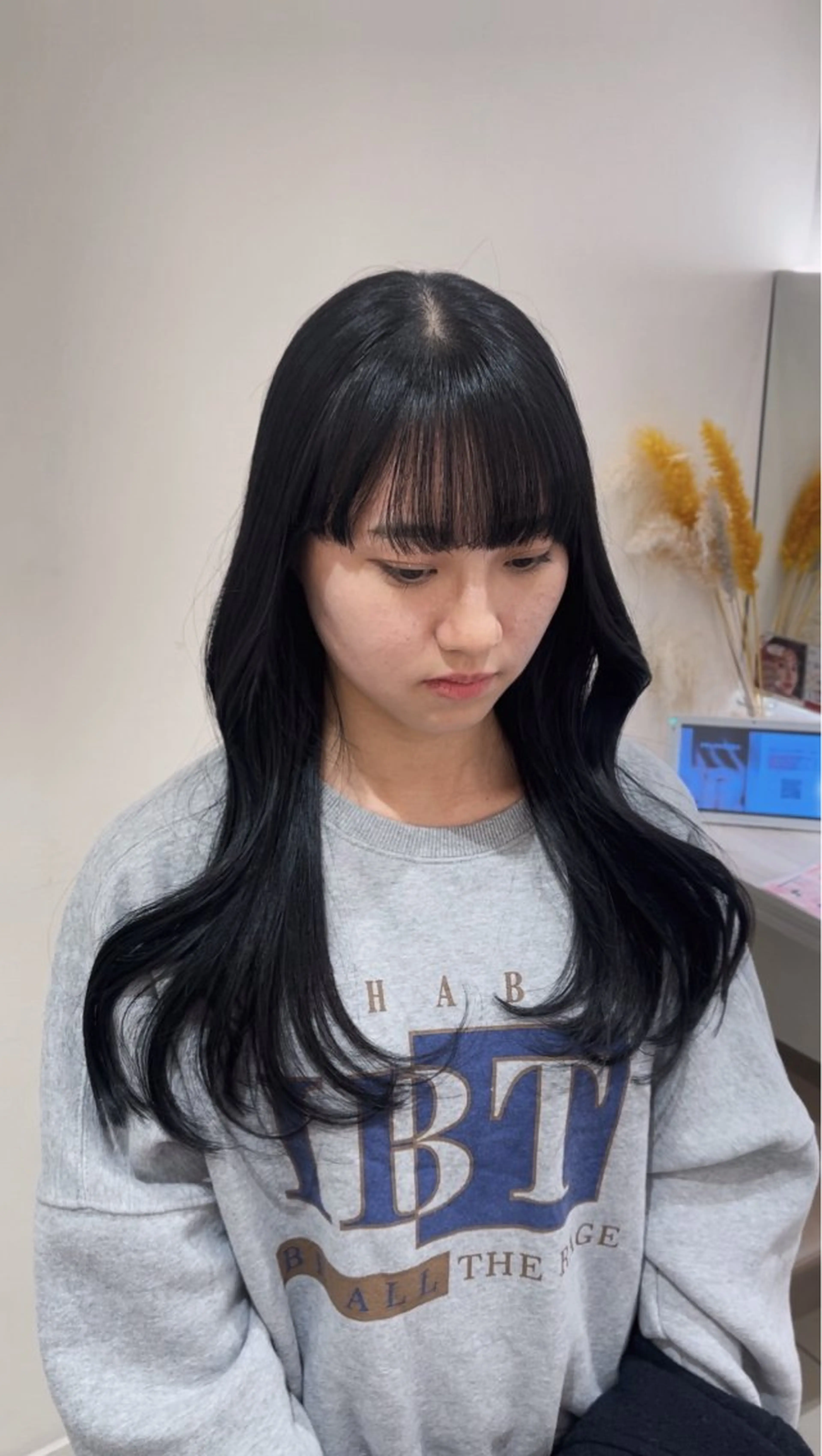 ロング カラー 💖大人韓国ヘア💖 韓国艶カラー【銀座】のヘアスタイル