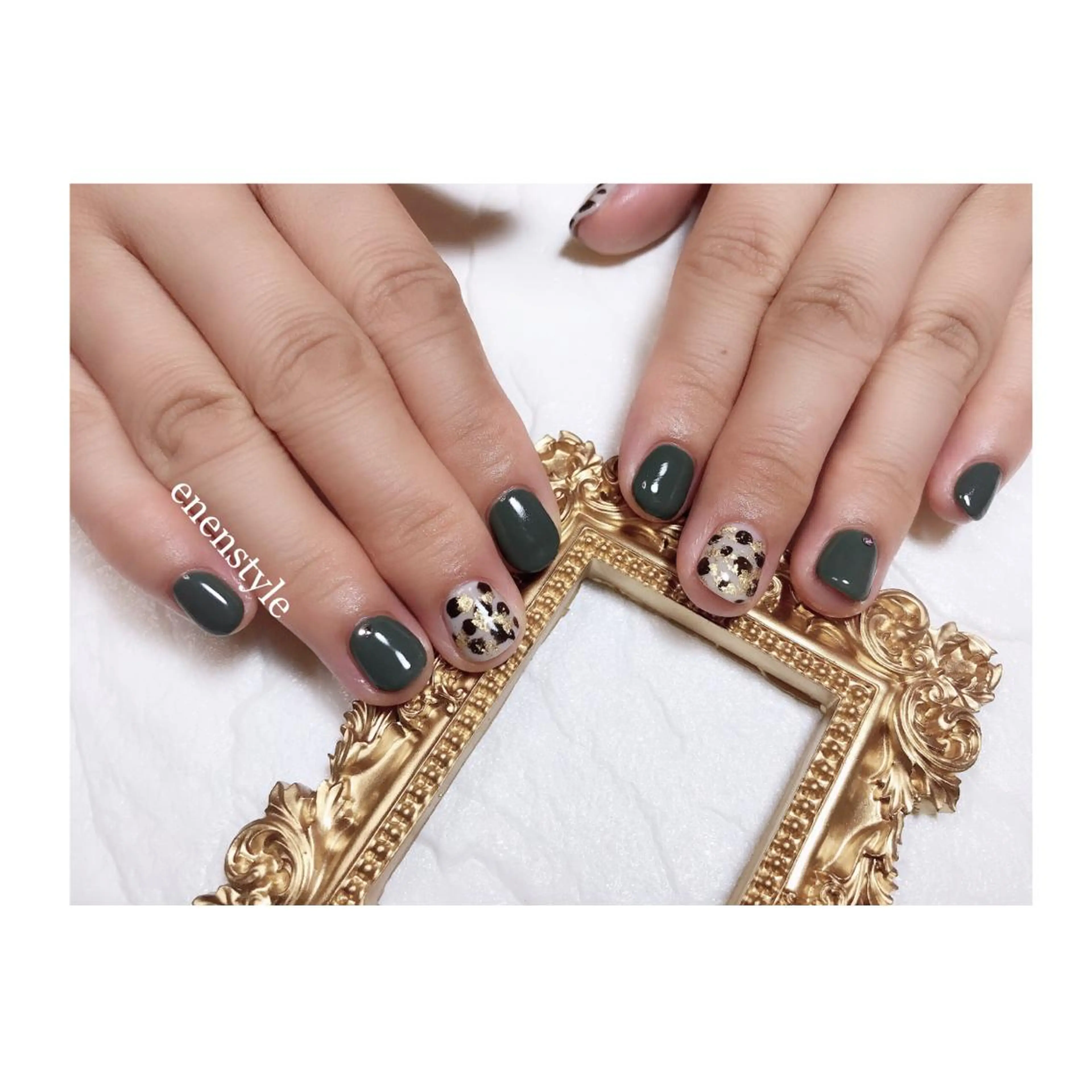 ショート ネイル ジェルネイル ニュアンスネイル ハンドネイル 👑enen style👑のネイルデザイン