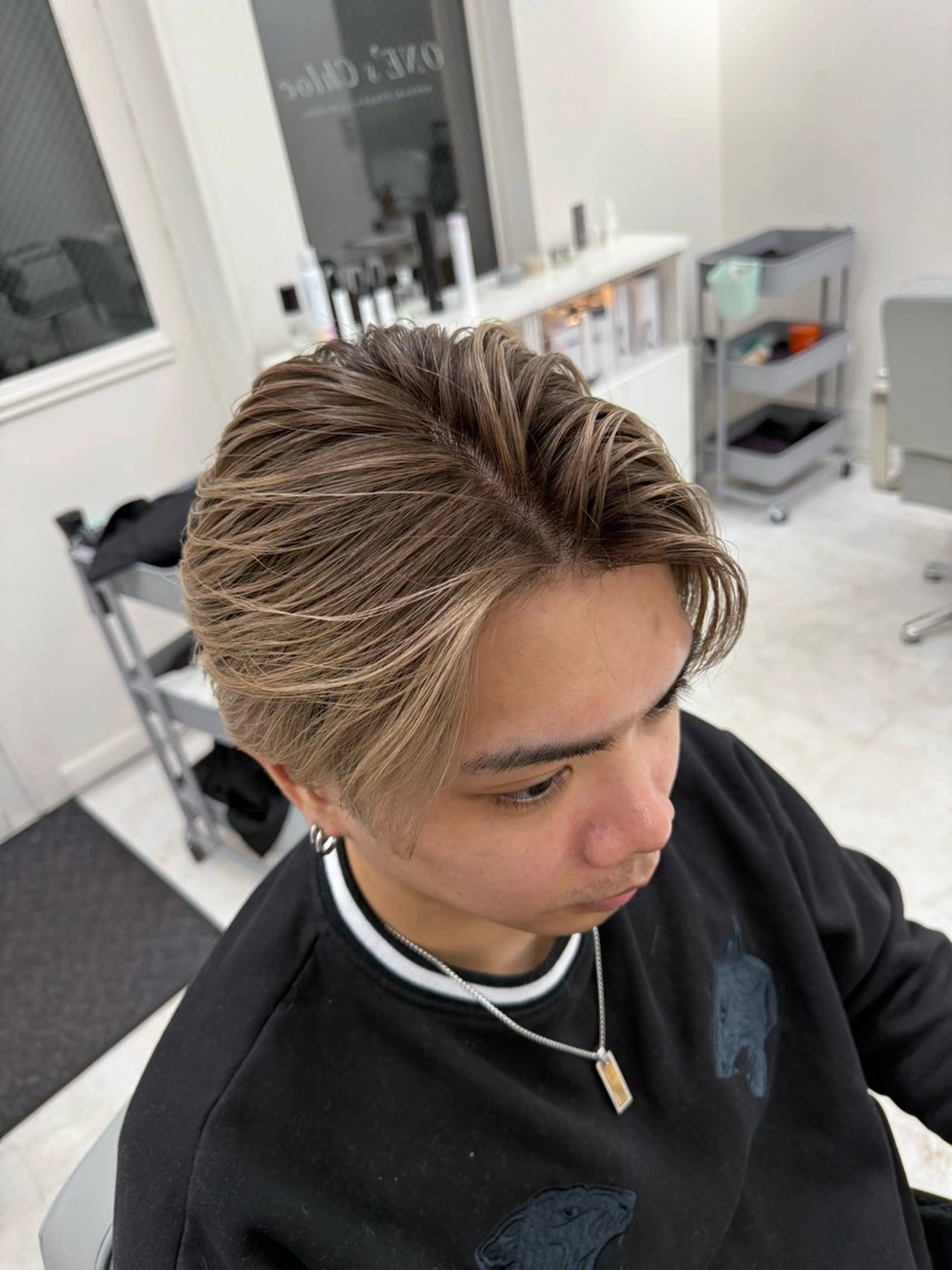 カラー メンズ カット ヘアカラー トリートメント ヘアセット 【バレイヤージュ】 🔥メンズRYUTAのヘアスタイル