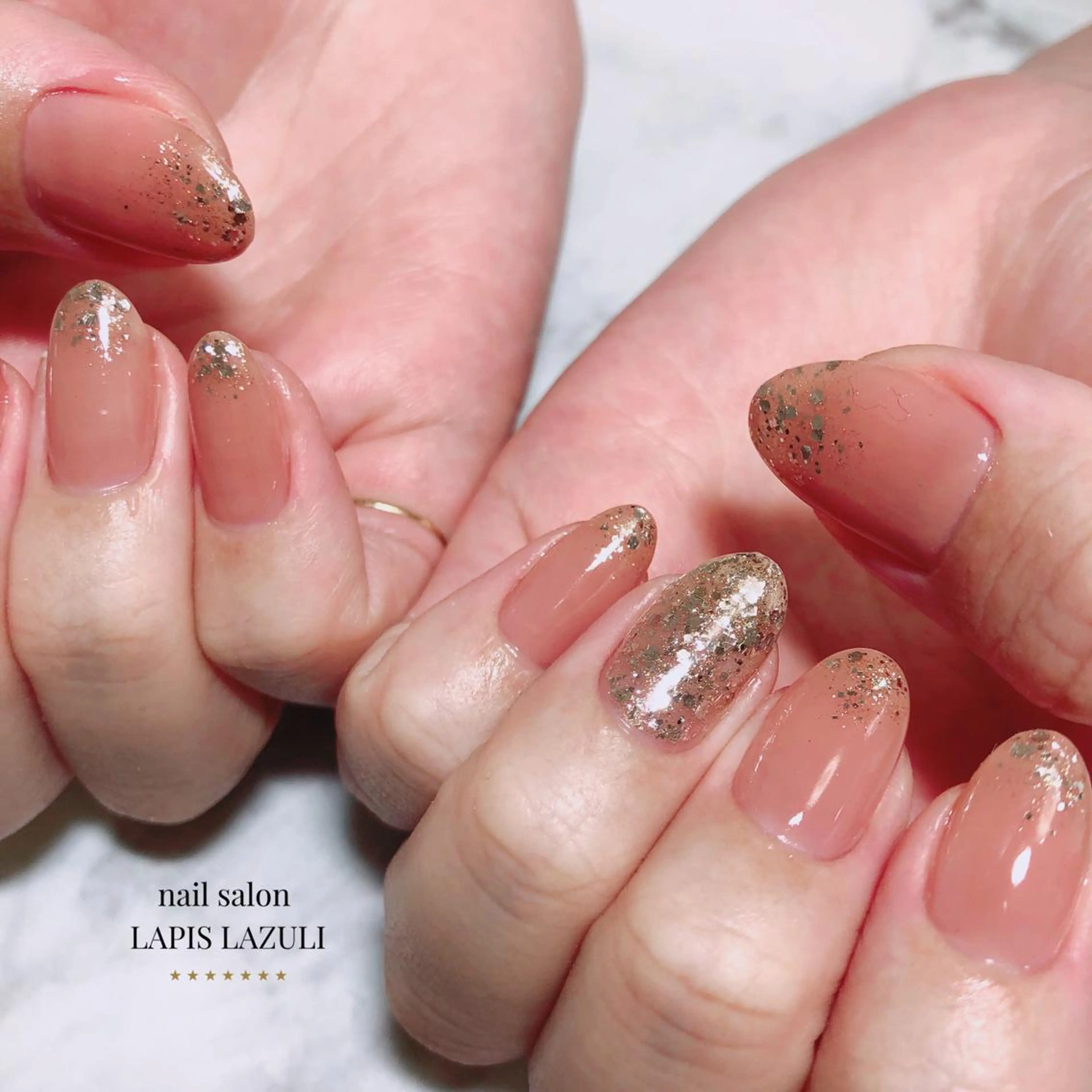 ネイル ジェルネイル マットネイル ミラーネイル ニュアンスネイル オフィスネイル nail salon ラピスラズリのネイルデザイン