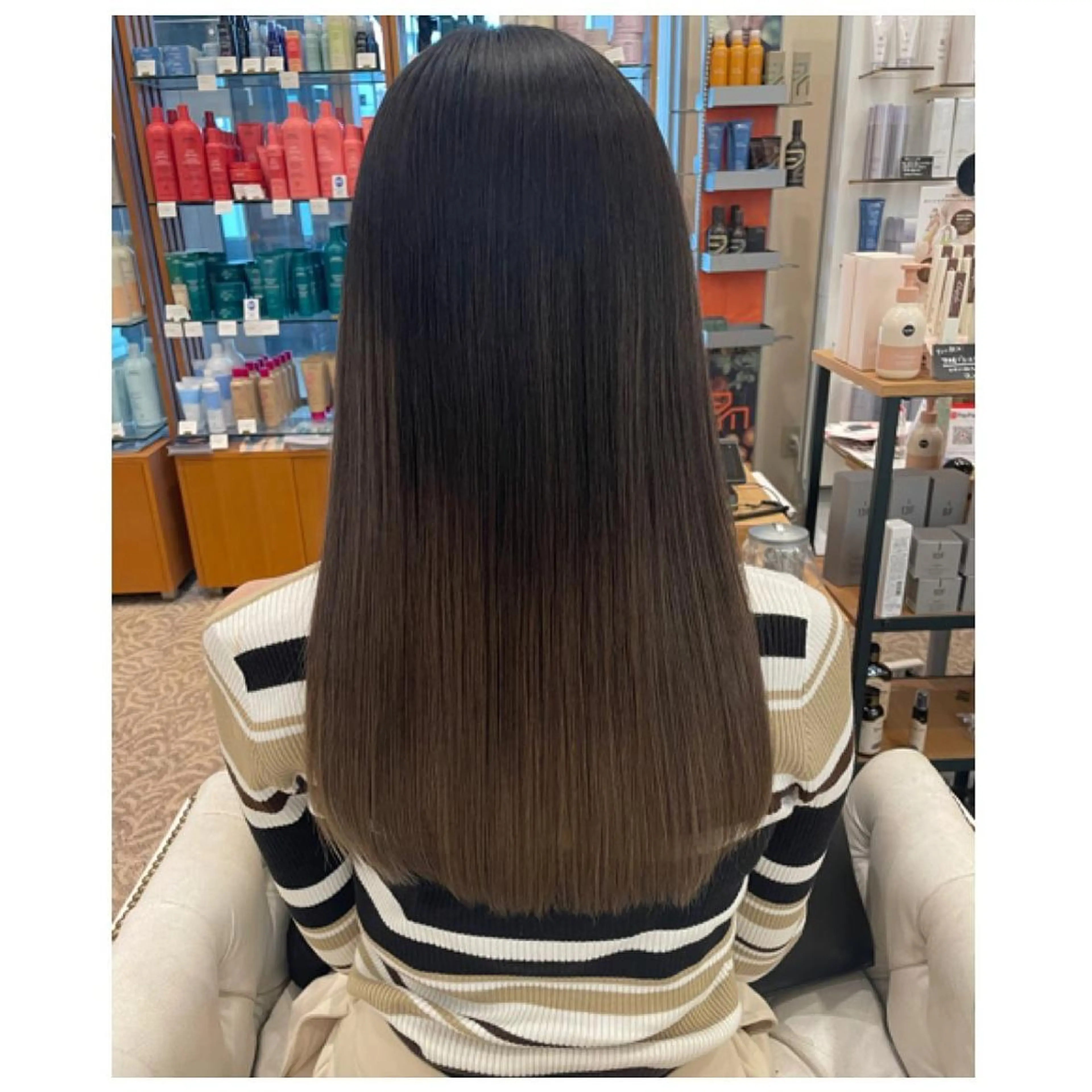 セミロング メンズ ショートボブ ボブ 外国人風カラー 髪質改善 縮毛矯正 レイヤー・波巻き RYOSUKEのヘアスタイル