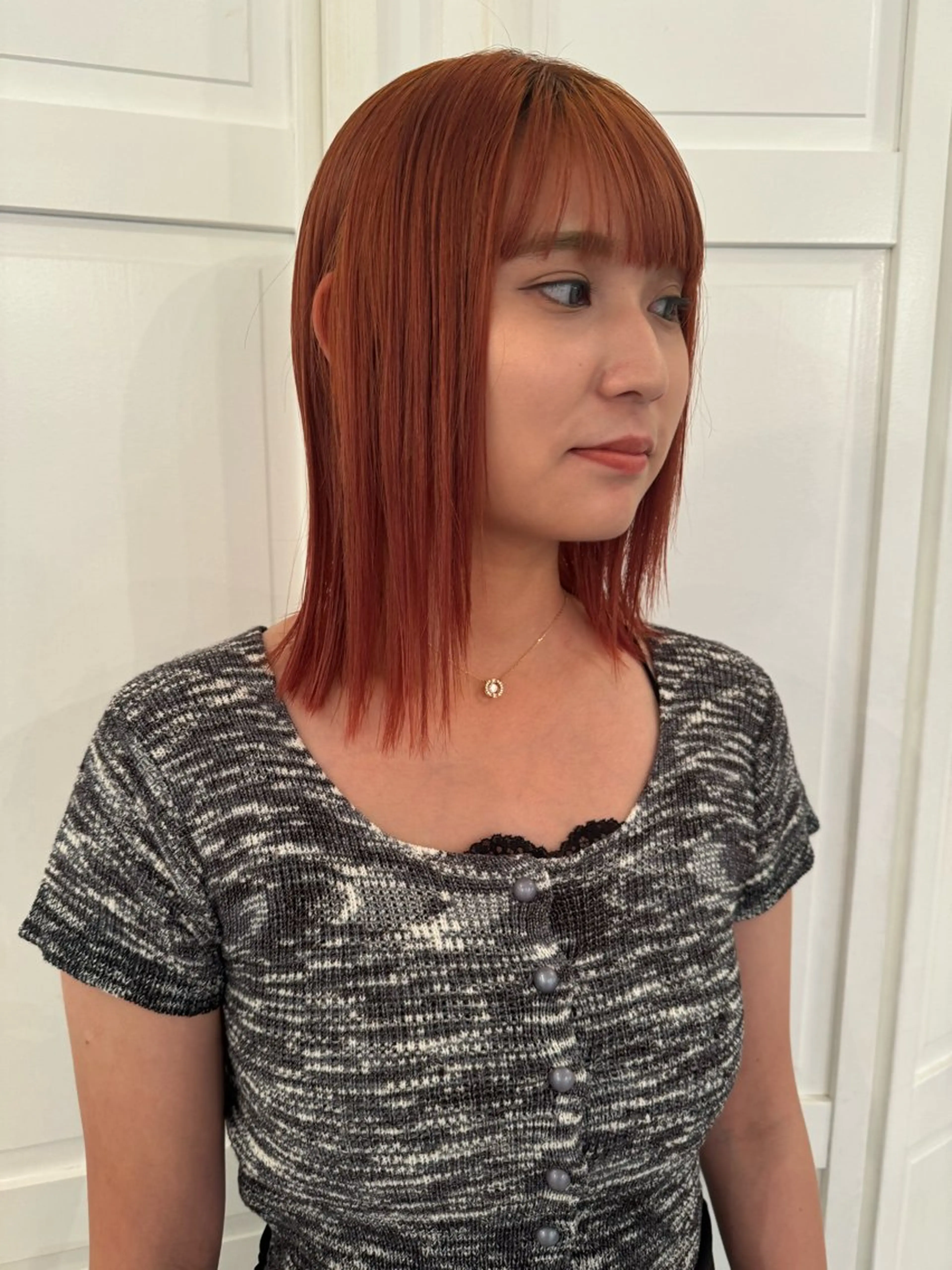 カラー ヘアカラー ブリーチカラー🎀 韓国風/寺門美優のヘアスタイル