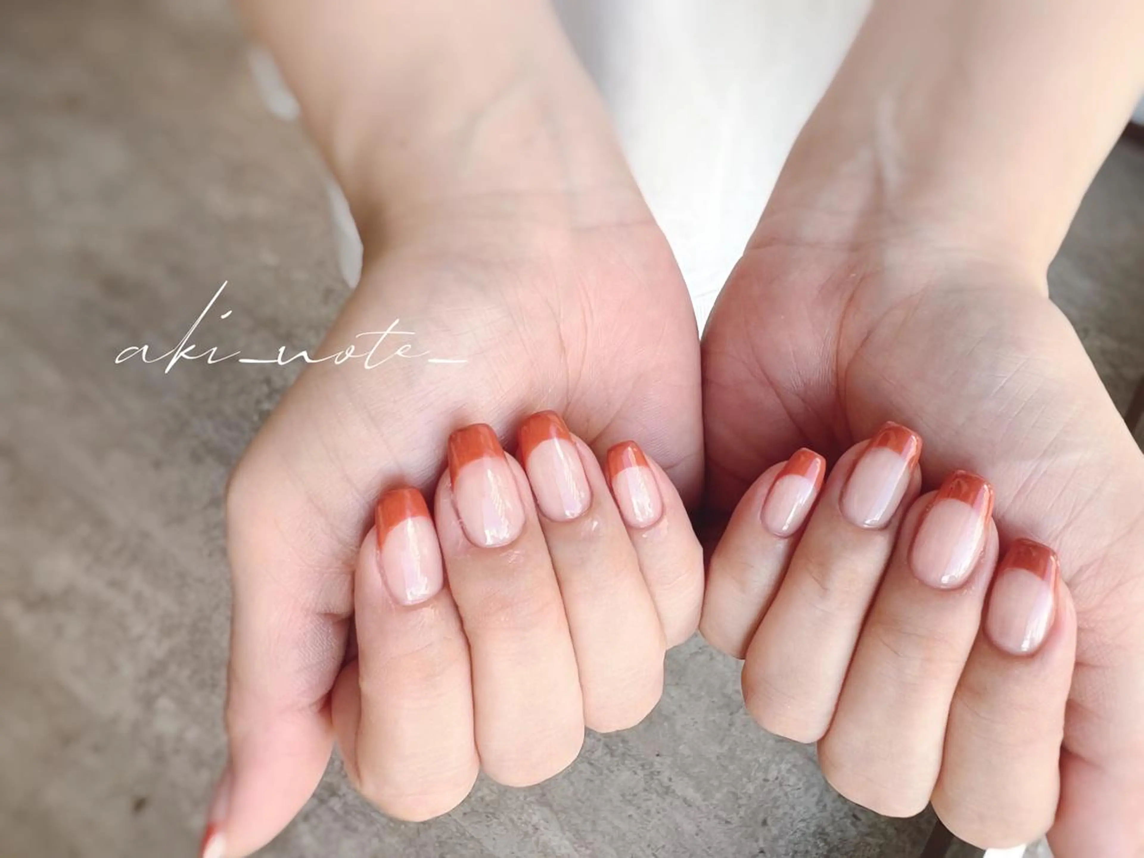 ネイル アートネイル フレンチネイル ジェルネイル 氷ネイル・うるうるネイル 韓国ネイル ハンドネイル GRANDE大須 栄/店長 aki🌙のネイルデザイン