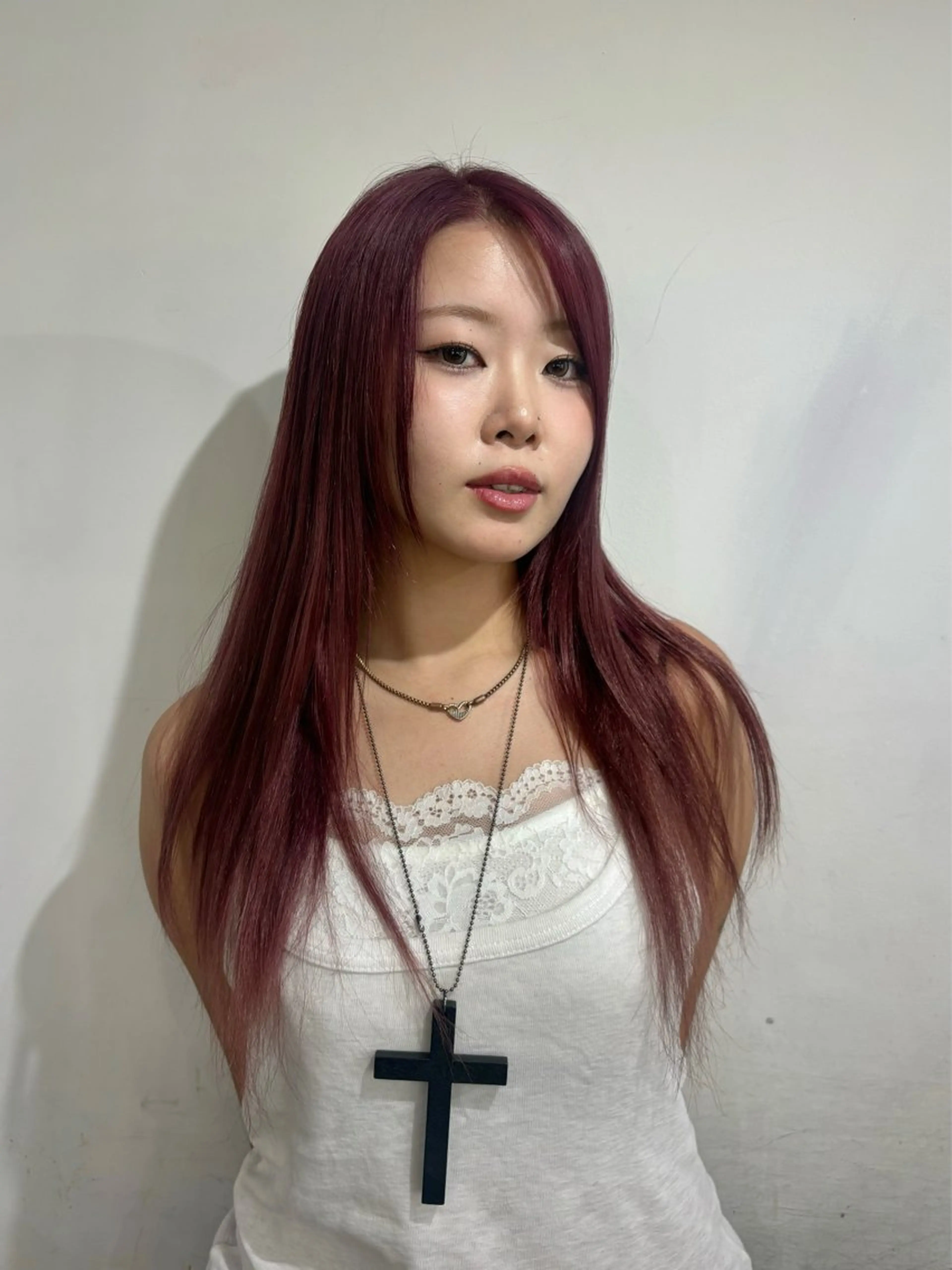 ロング カラー ヘアアレンジ ニュアンスカラー🧶 nanacoのヘアスタイル