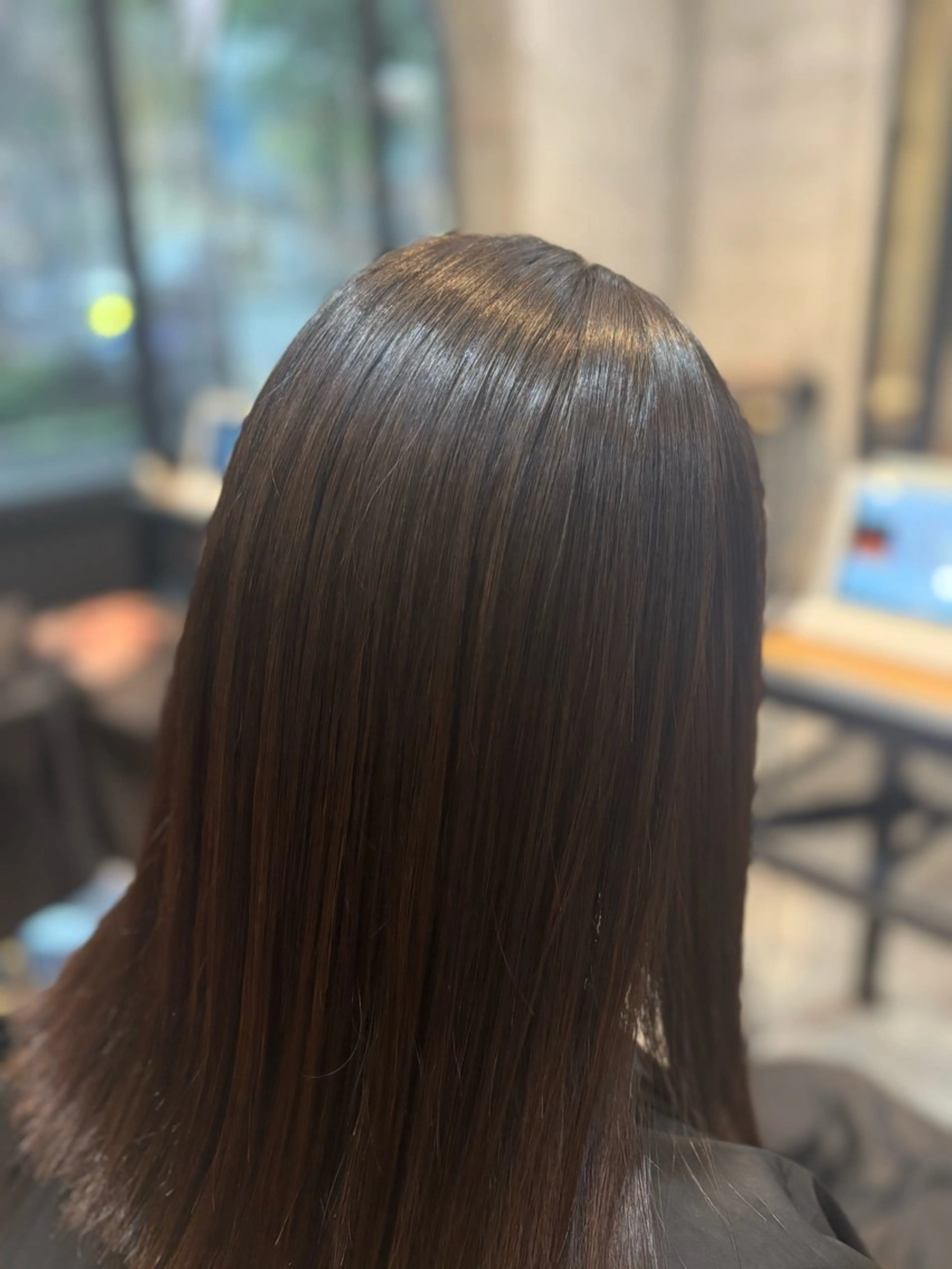 ロング カット 縮毛矯正 トリートメント 本多 光樹のヘアスタイル