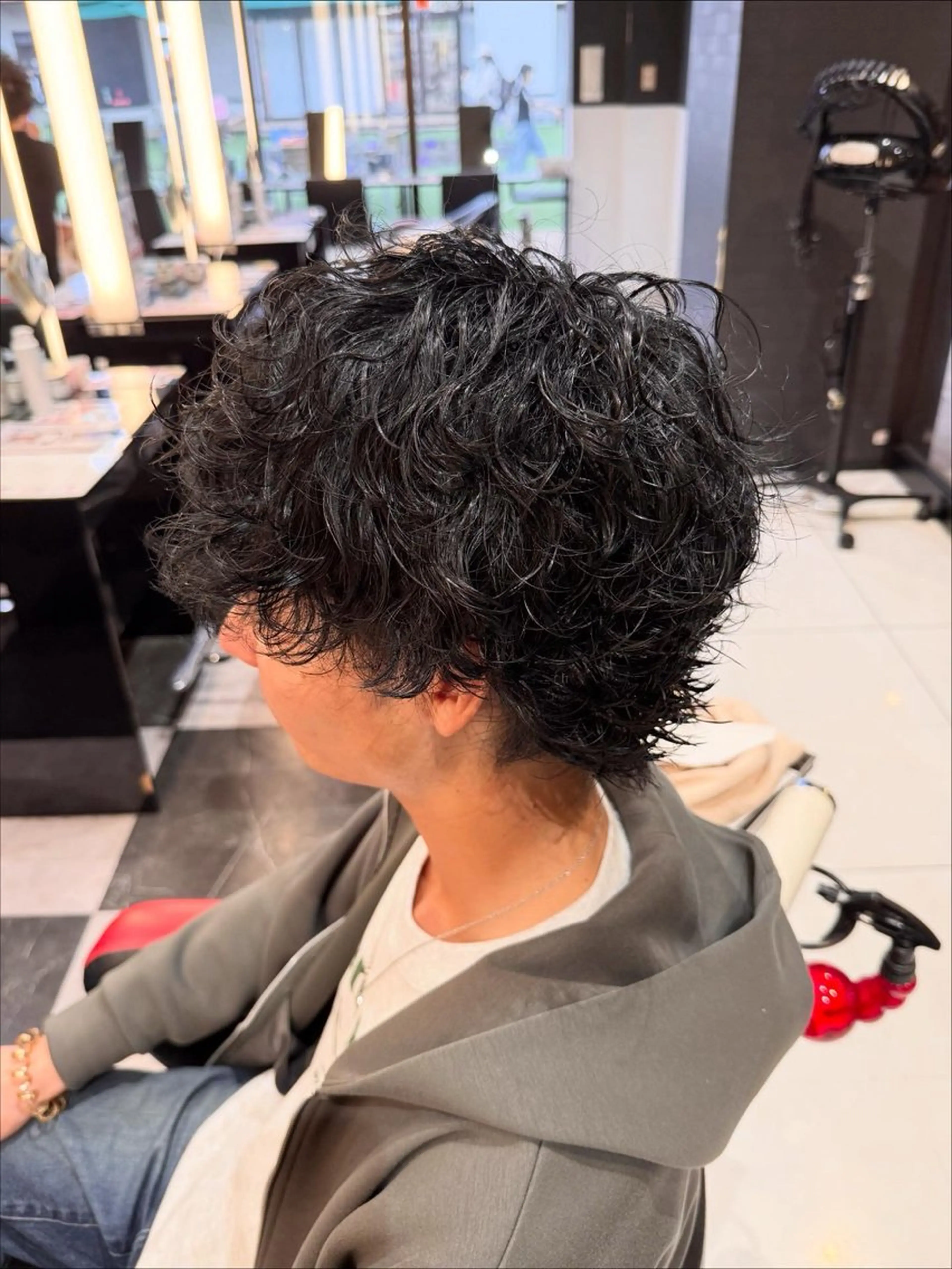 【12月限定‼️】メンズカット+特殊パーマ＋❤️‍🔥ケア付きの写真