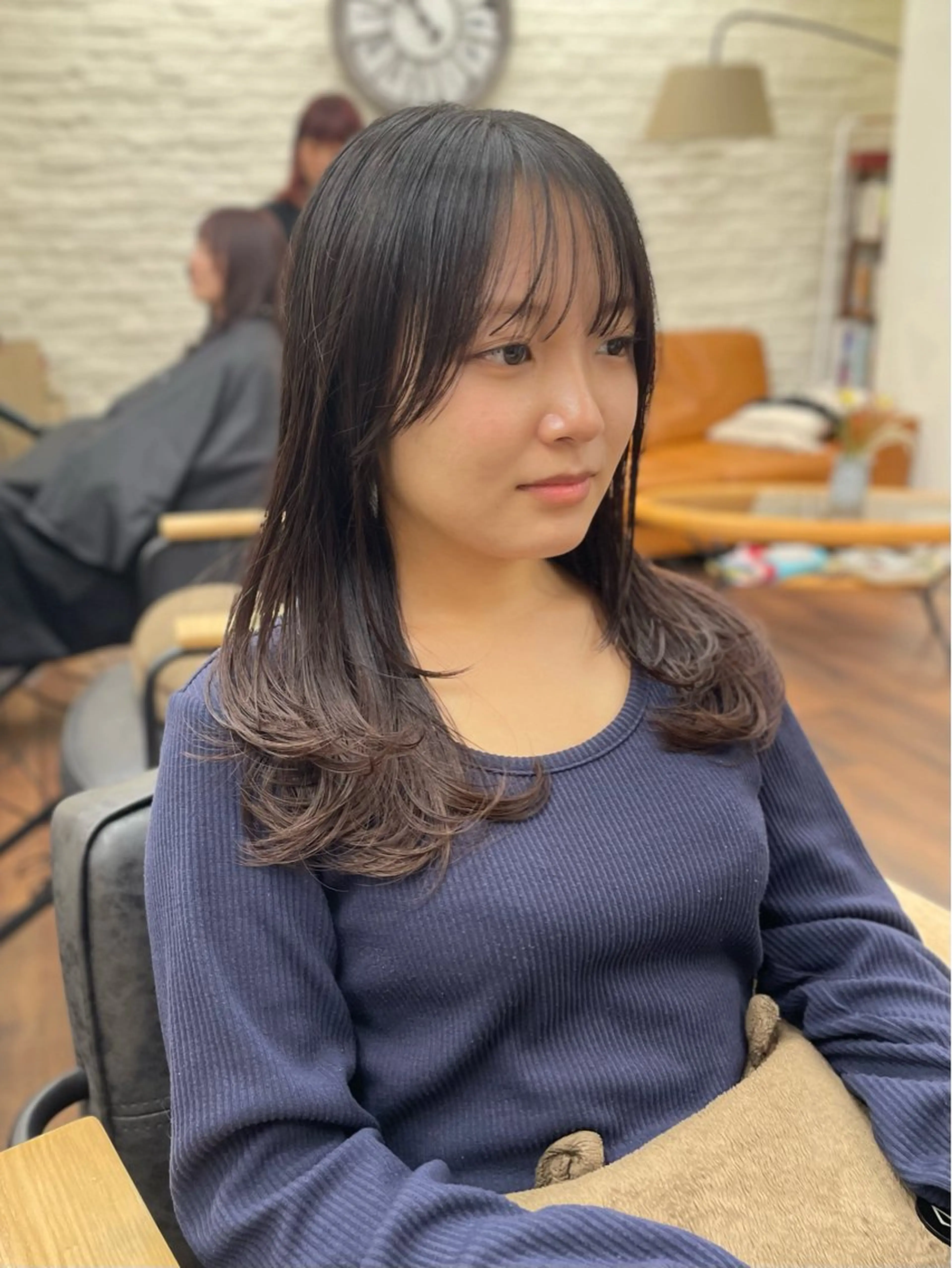 セミロング レイヤーカット カット gite KOHOKU所属・髪質改善レイヤー/ 雨のヘアスタイル