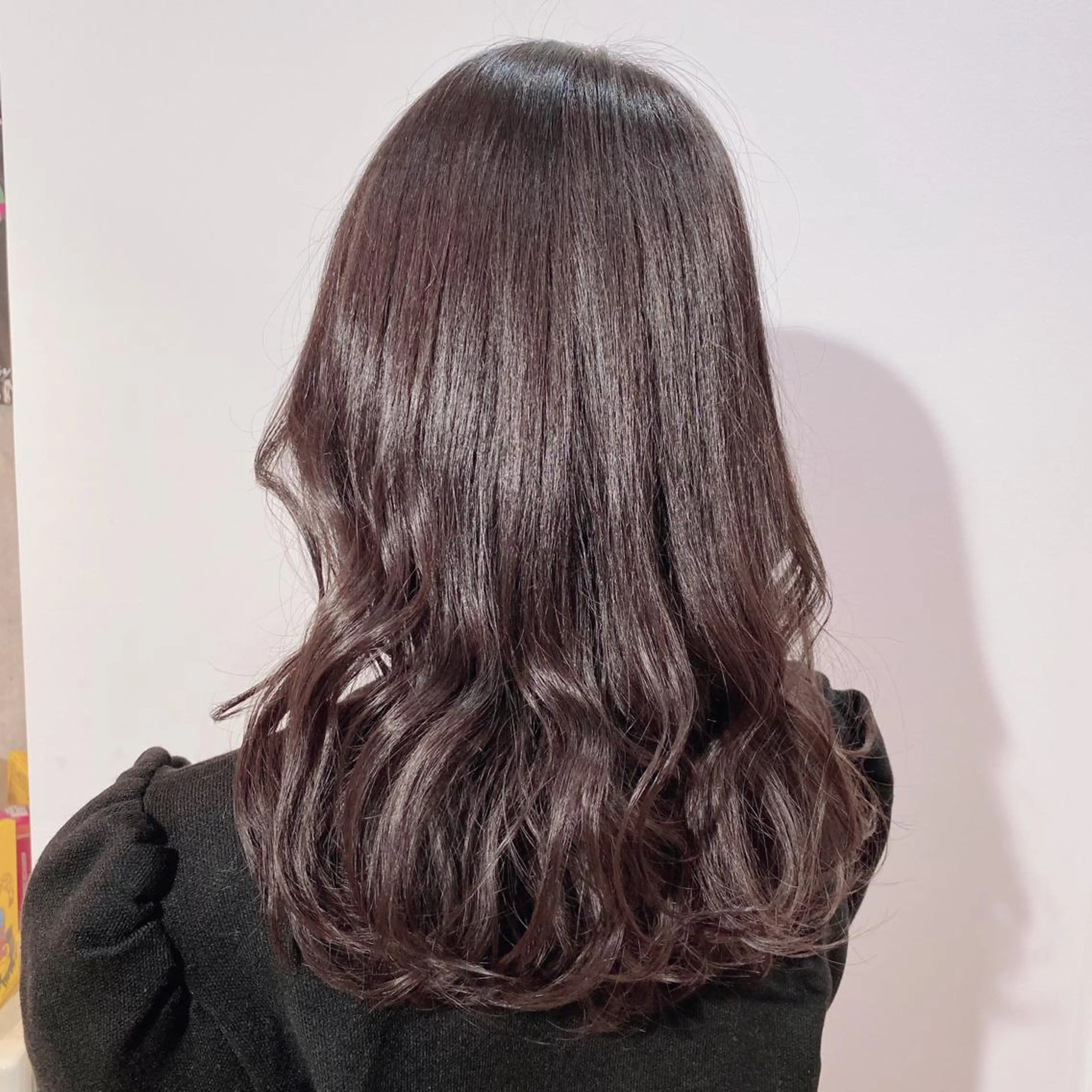 セミロング カラー 新宿/韓国風レイヤー 髪質改善/渋谷直樹のヘアスタイル