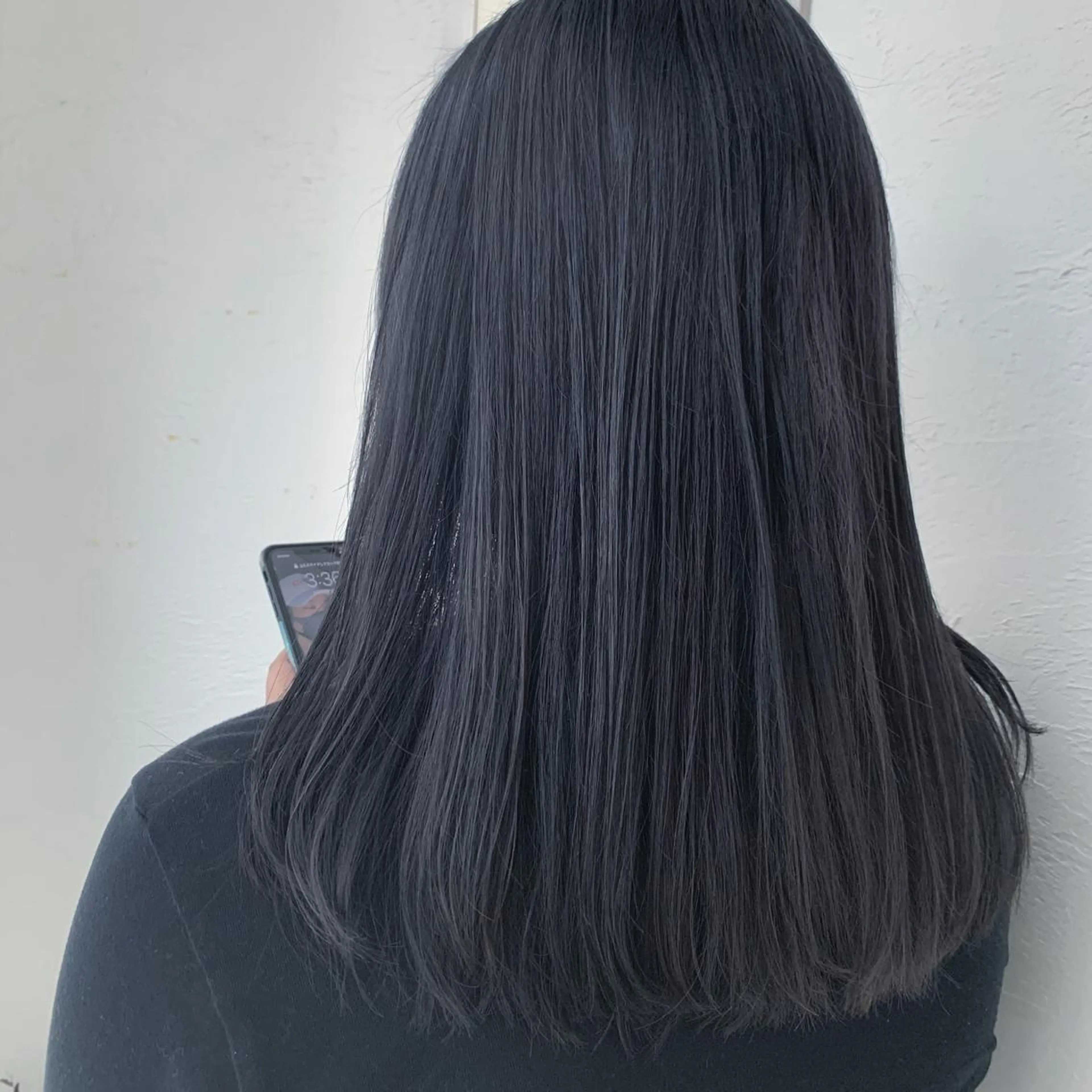 セミロング カラー カット ヘアカラー fio マナミのヘアスタイル