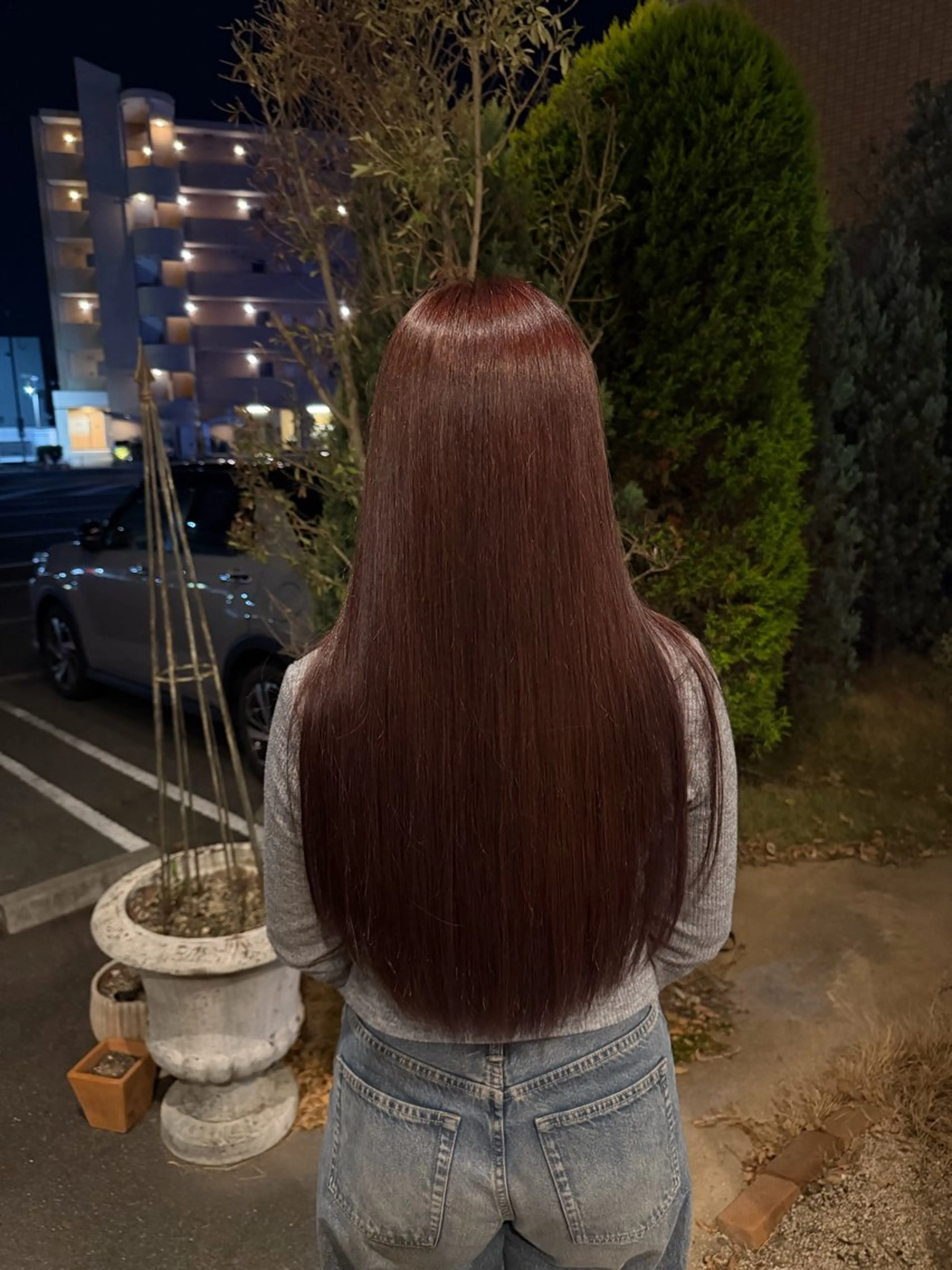 暖色カラー ＋ トリートメント 🍒🫧 ｜ ロング料金なし ｜シャンプーブロー代込みの写真