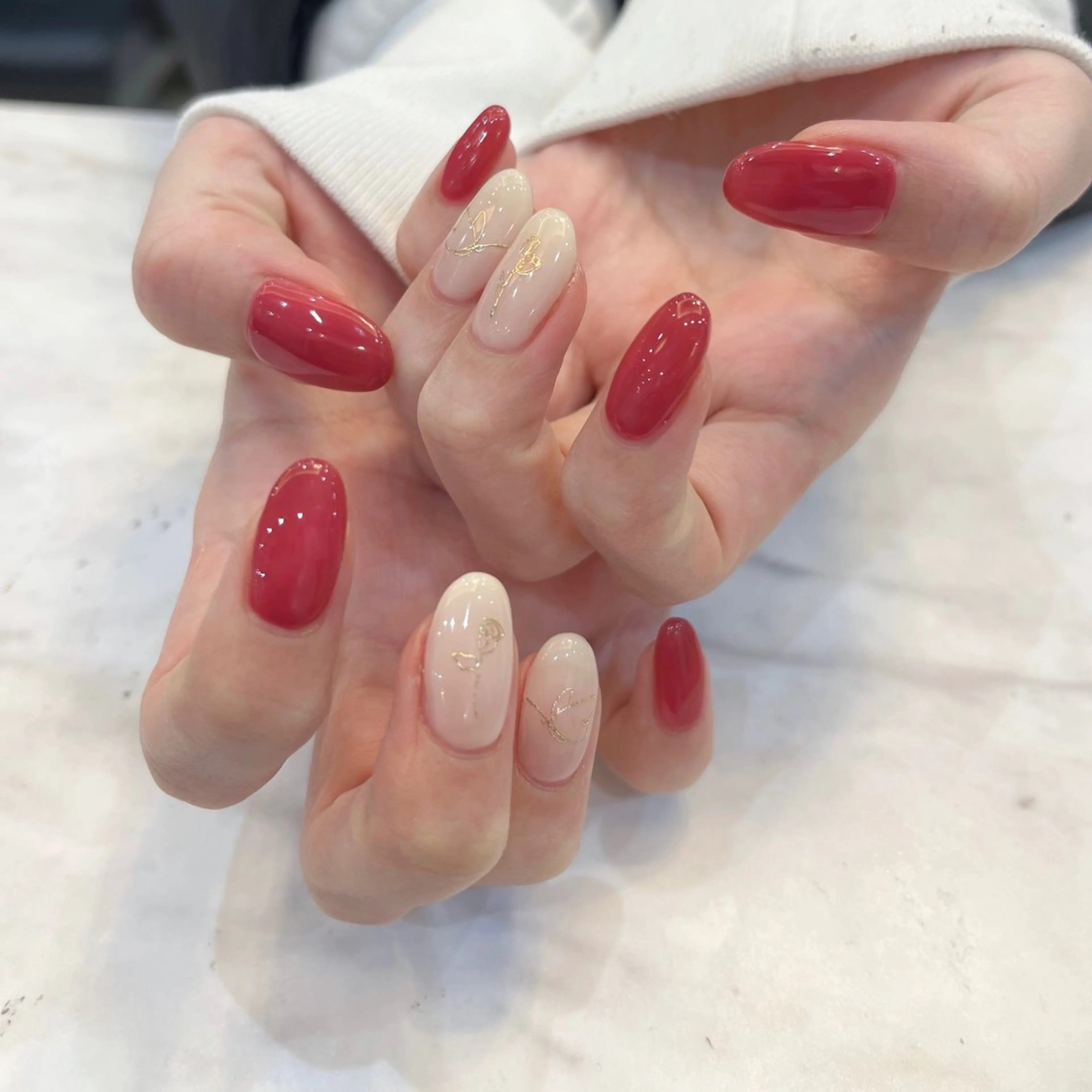 ネイル 春ネイル ハンドネイル arl nail💅yuriのネイルデザイン