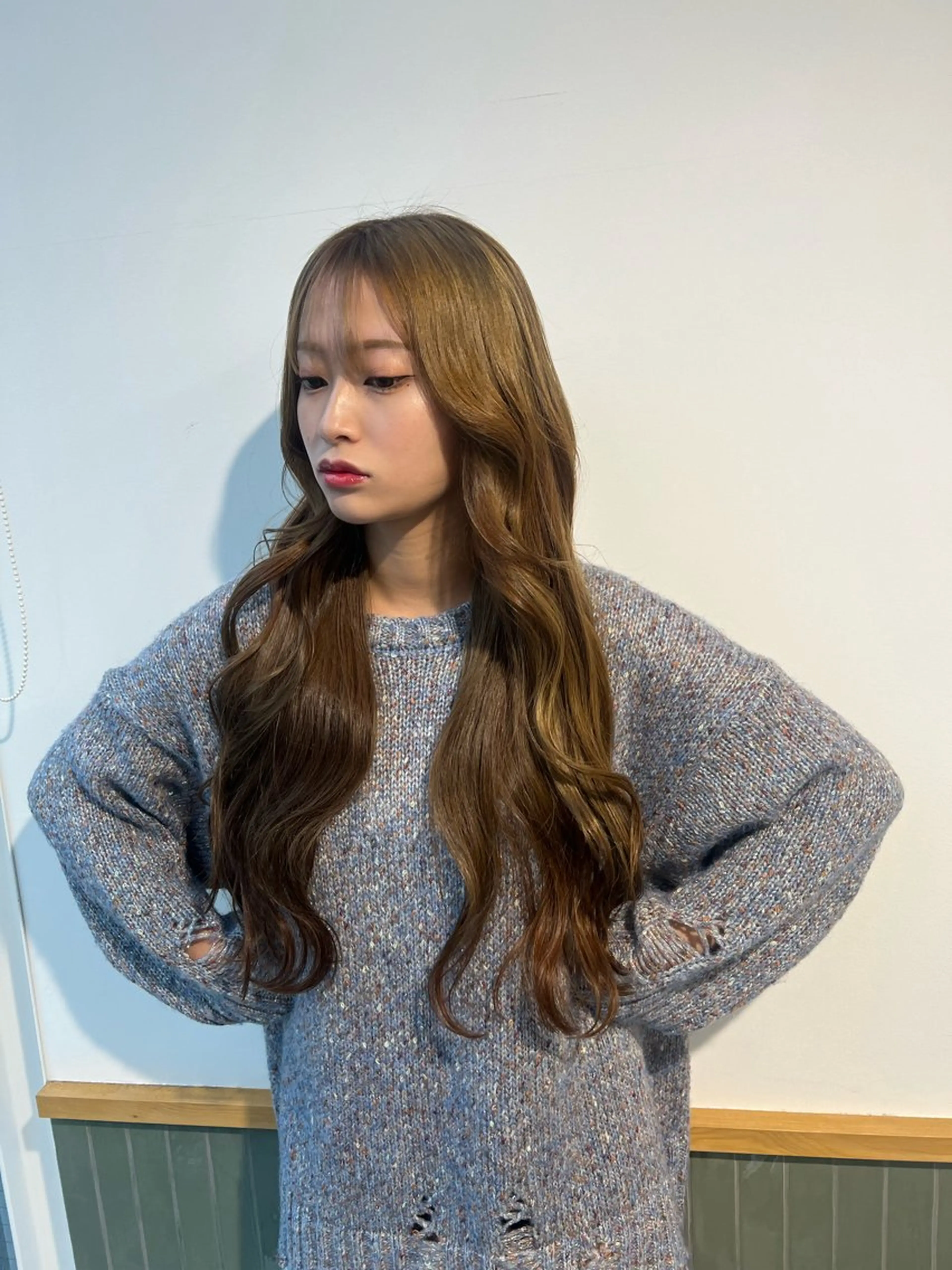 ロング カラー カット ヘアカラー トリートメント レイヤー/透明感 カラー🌿KANTAのヘアスタイル