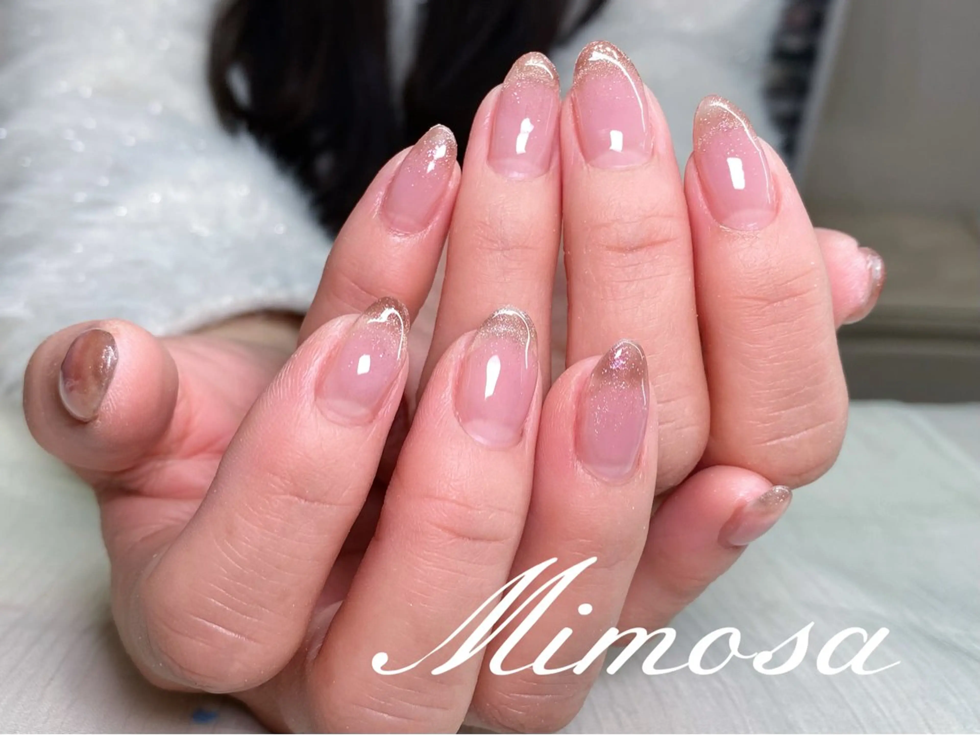 ネイル ハンドネイル 💛Mimosa💛 吉祥寺のネイルデザイン