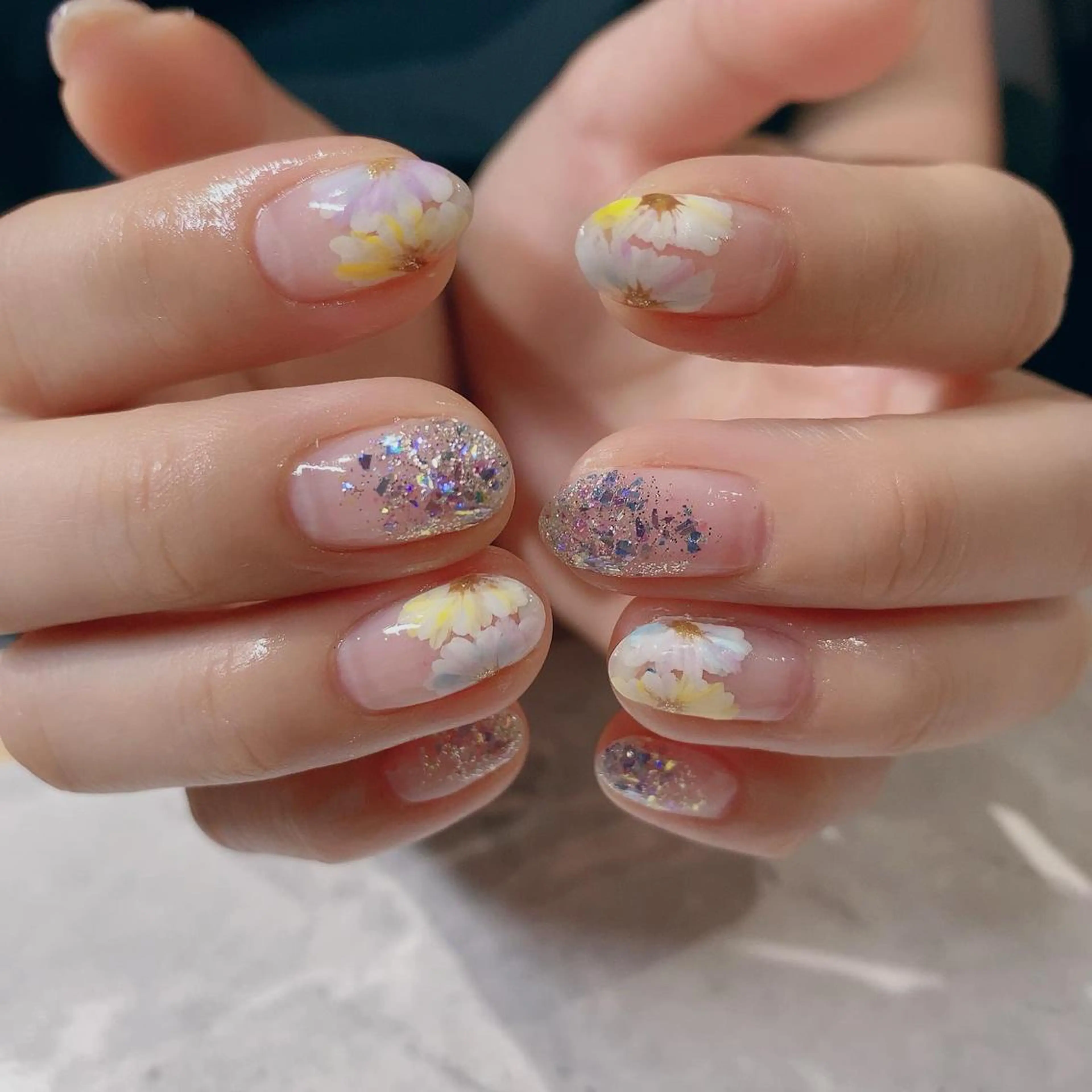 ショート ハンドネイル JNA認定講師🌸 RIEのネイルデザイン