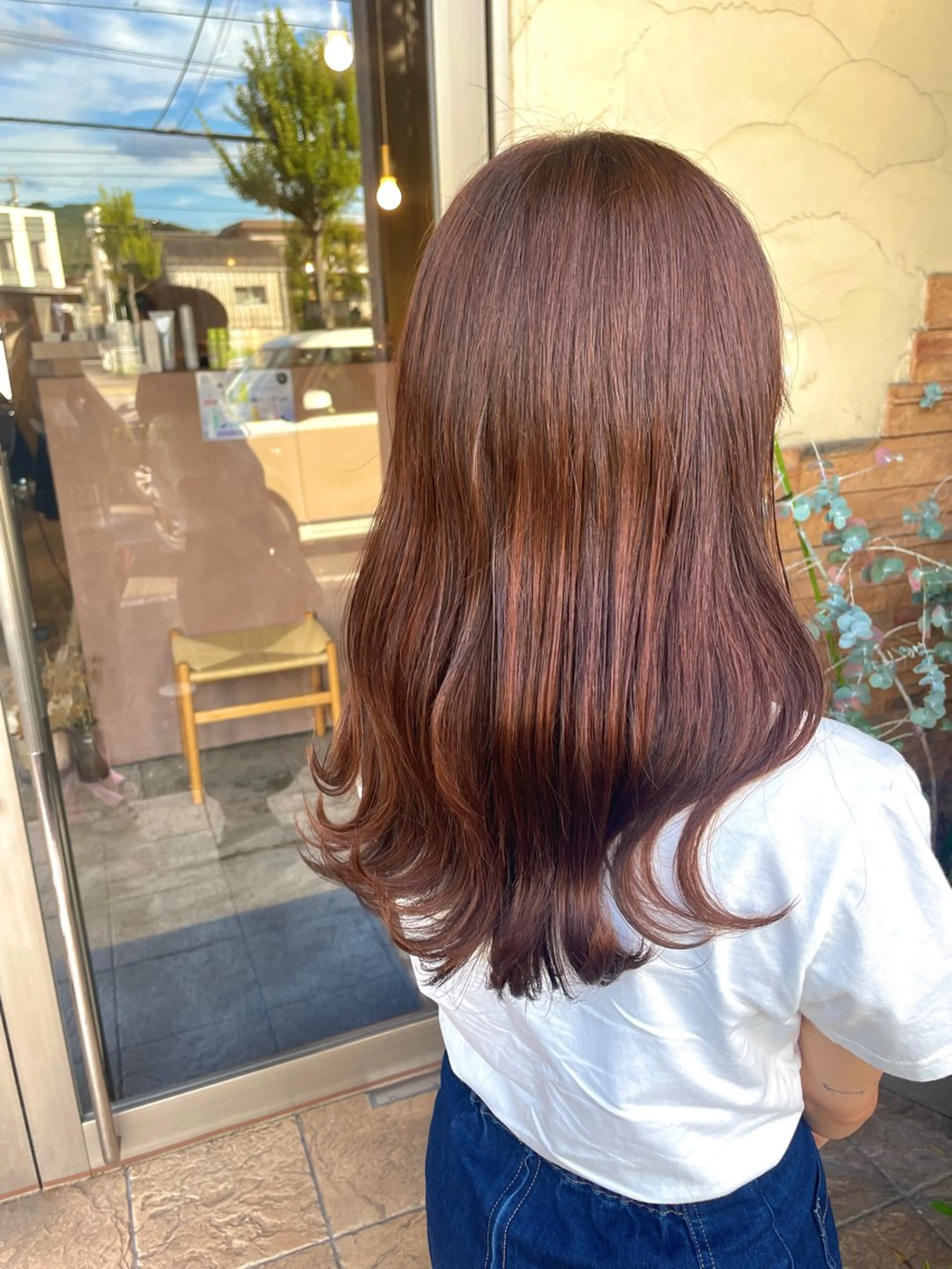 ロング カット ヘアカラー トリートメント 韓国ボブ👩🇰🇷 小野絢未のヘアスタイル