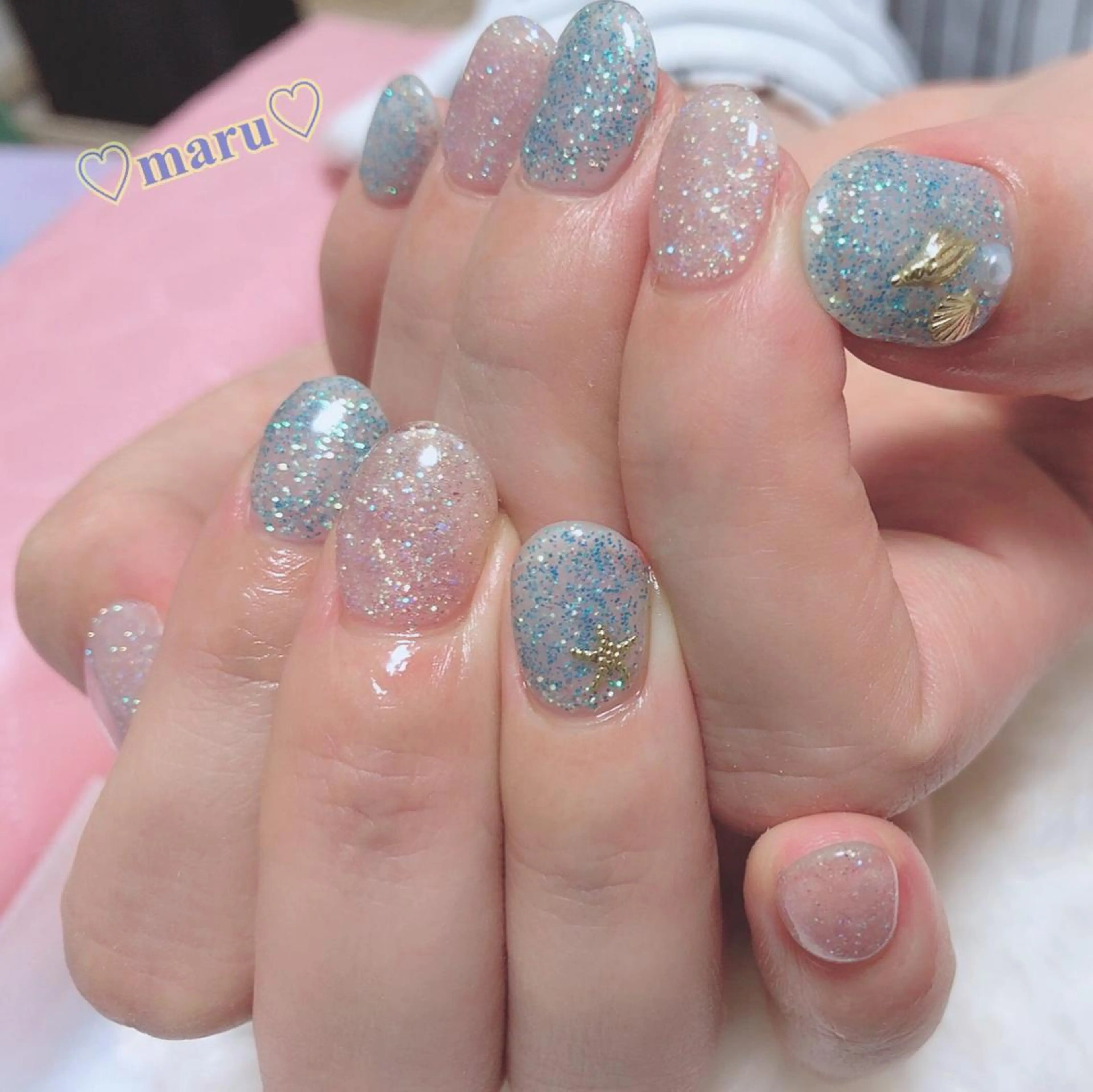 ネイル ハンドネイル フットネイル まるみ ♡のネイルデザイン